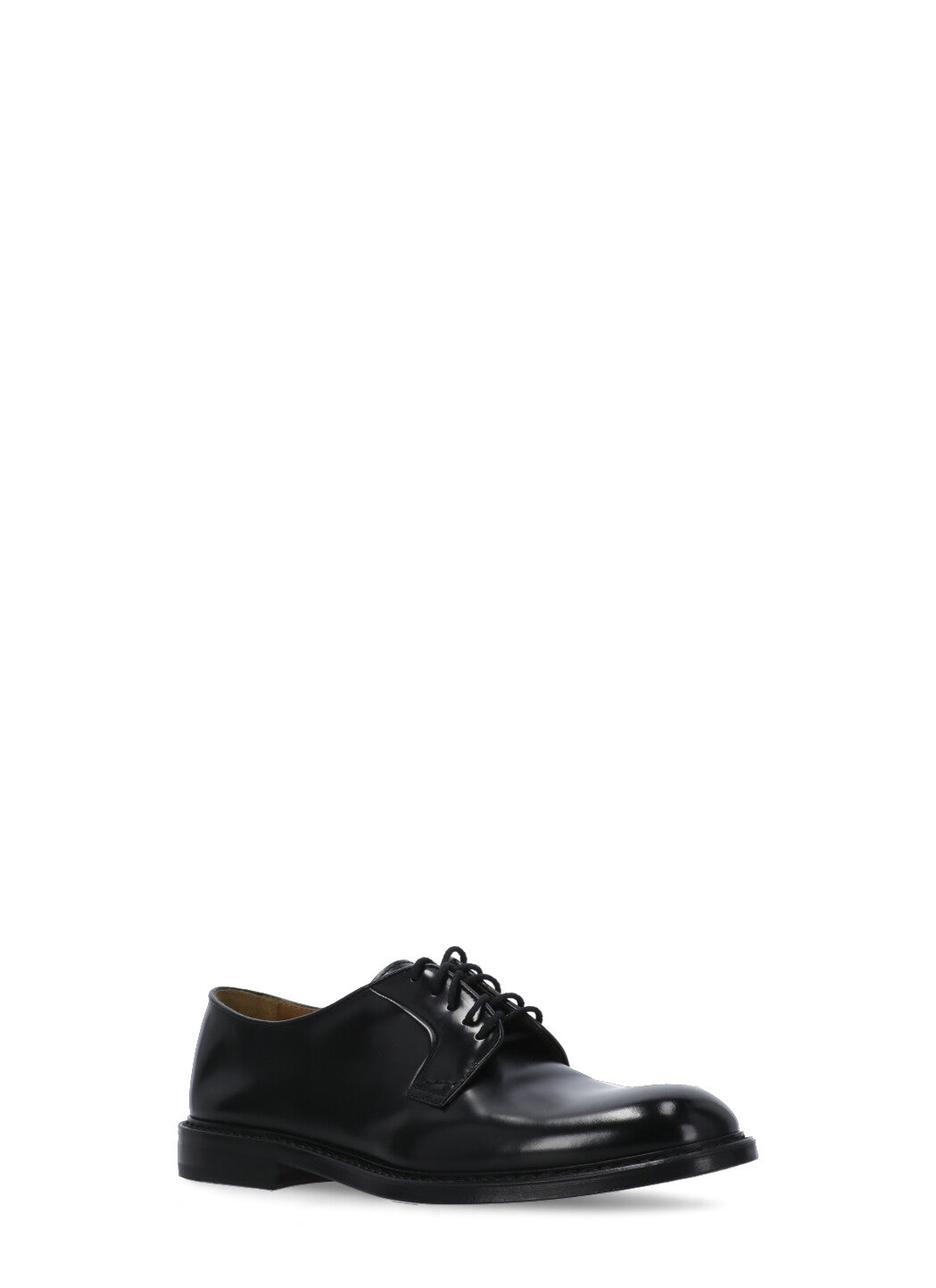Doucals Flat Shoes Black Calf Leather