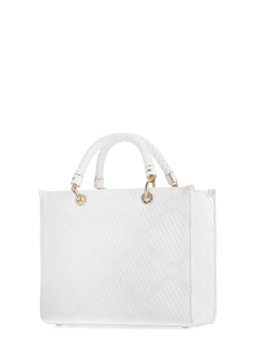 Elisabetta Franchi Bags White Polyester Polyamide