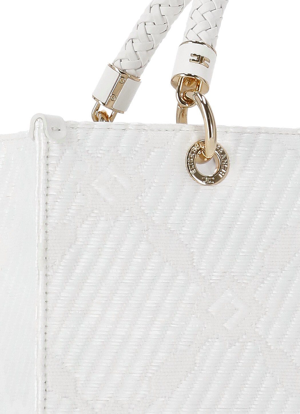 Elisabetta Franchi Bags White Polyester Polyamide