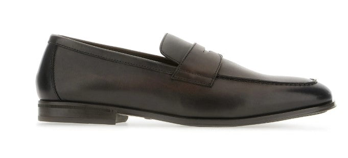 Doucals Flat Shoes Brown Cow Leather