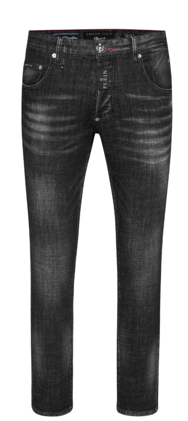 Philipp Plein Jeans Black Cotton Elastane