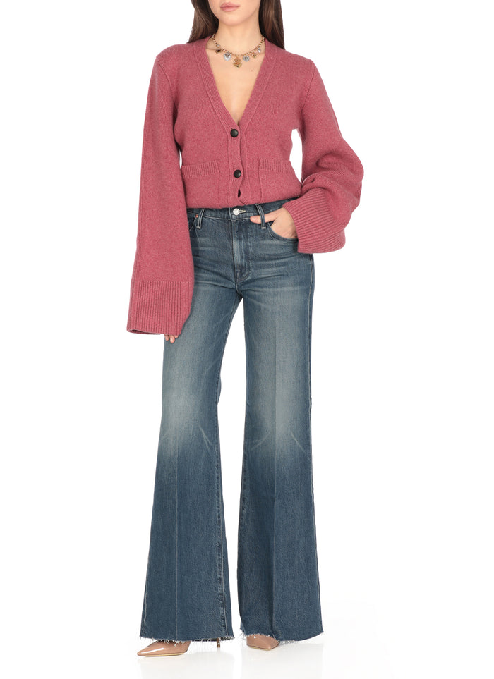 Mother Jeans Blue Cotton Lyocell Elastan