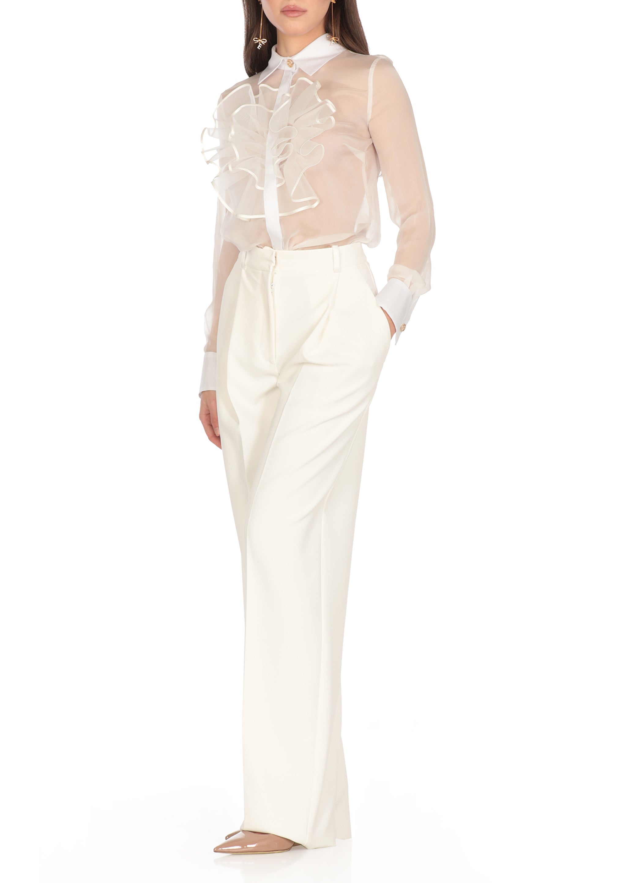 Elisabetta Franchi Shirts White