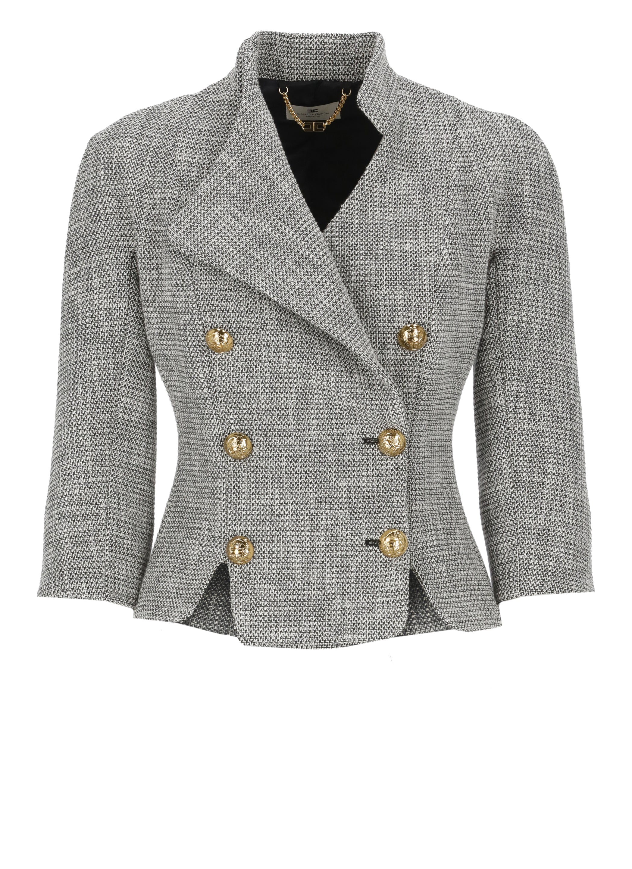 Elisabetta Franchi Jackets Grey