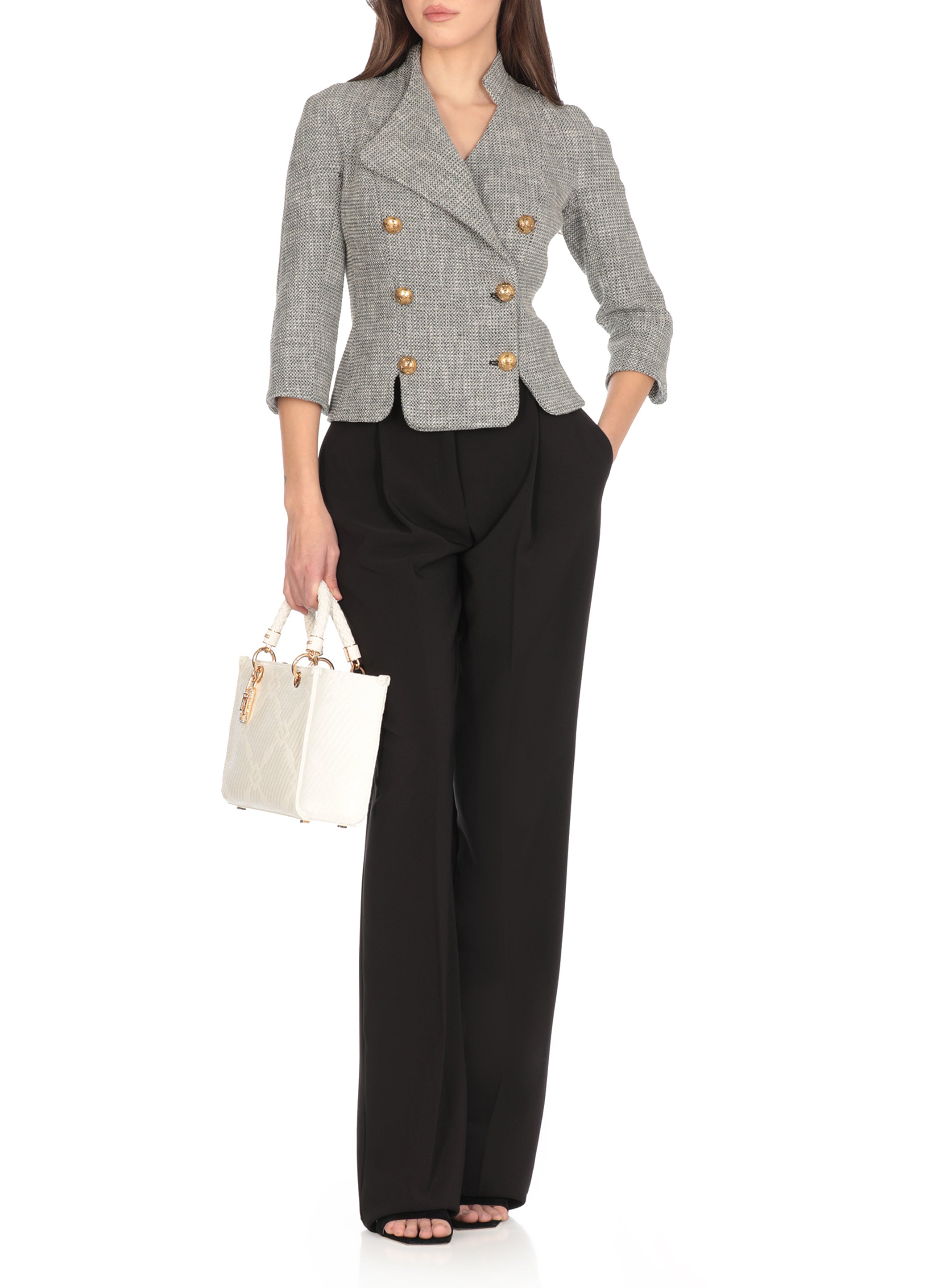 Elisabetta Franchi Jackets Grey