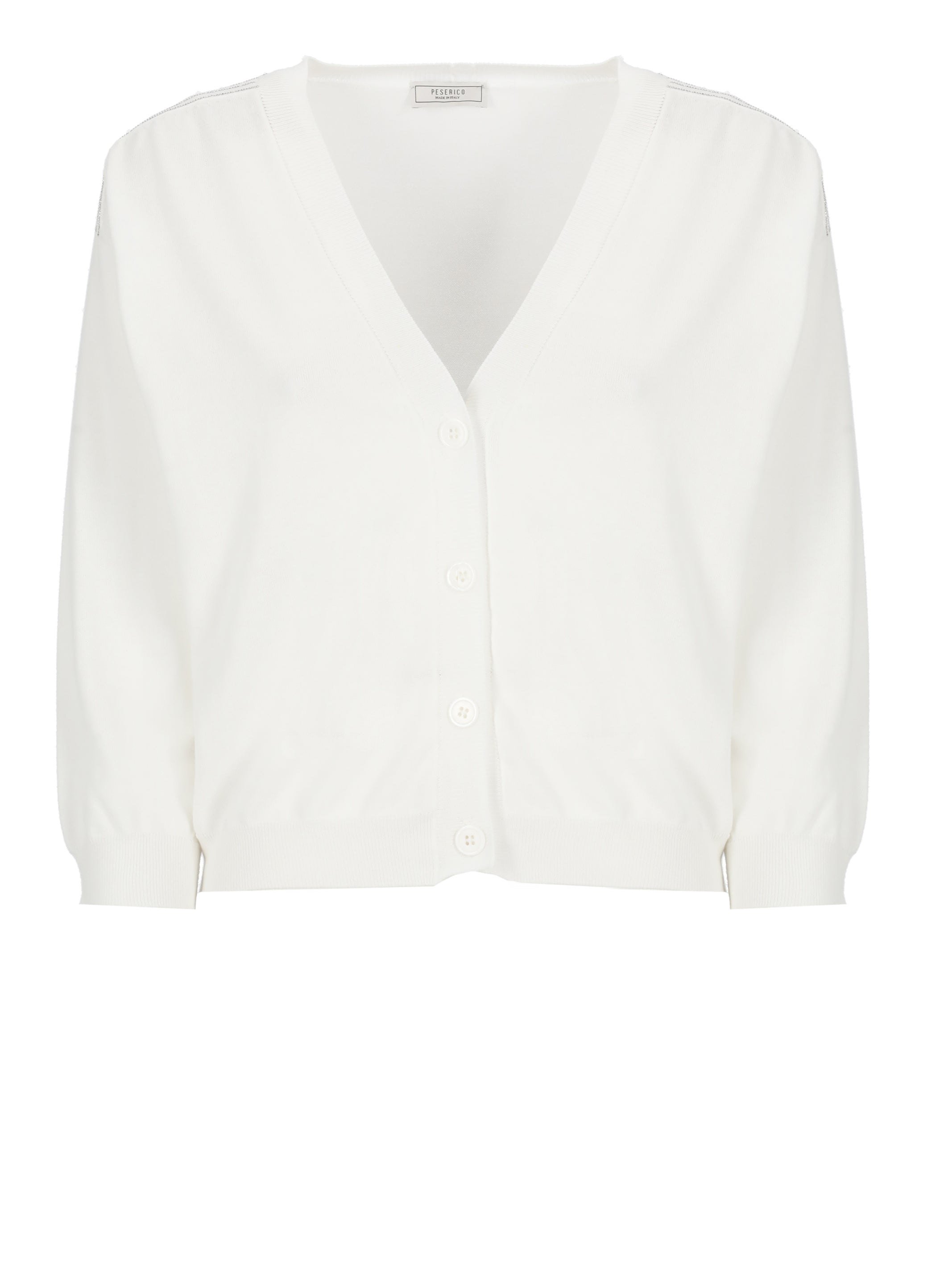 Peserico Sweaters White Cotton