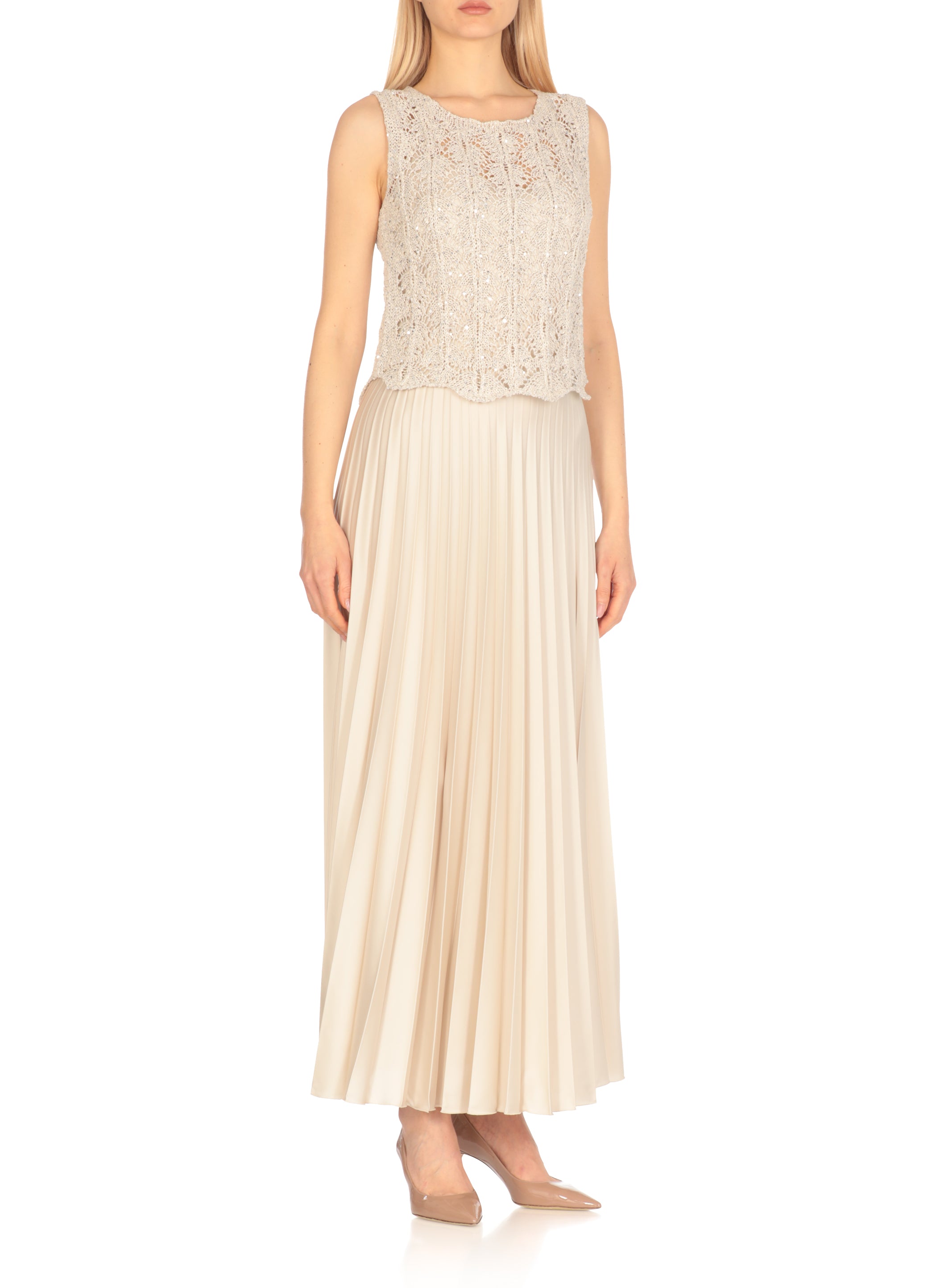 D.exterior Dresses Beige