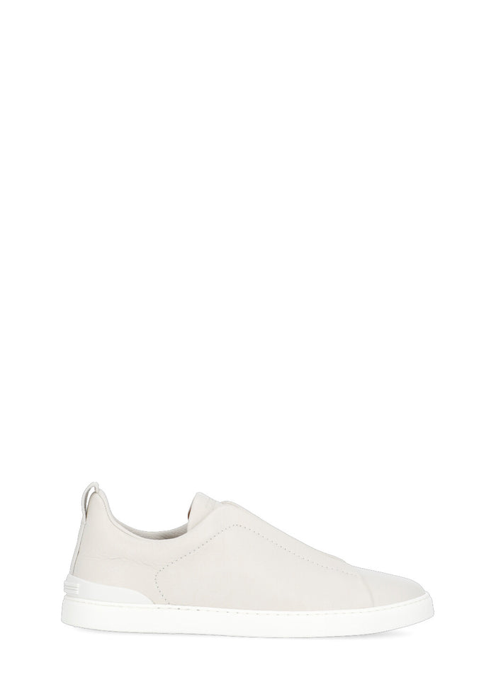 Zegna Sneakers White Deer Sole: Rubber
