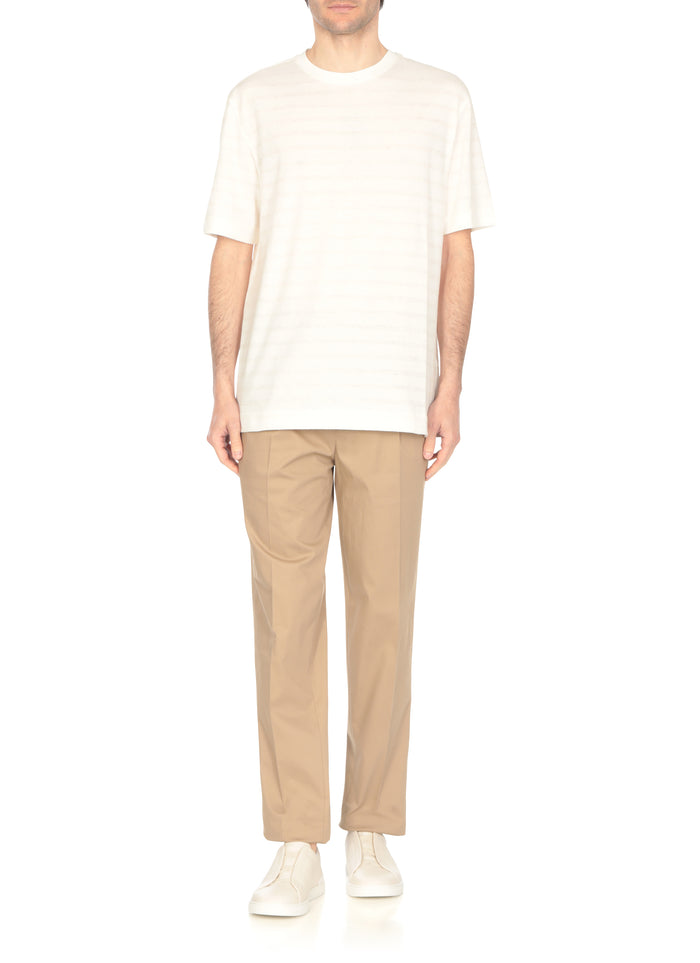 Zegna Sneakers White Deer Sole: Rubber