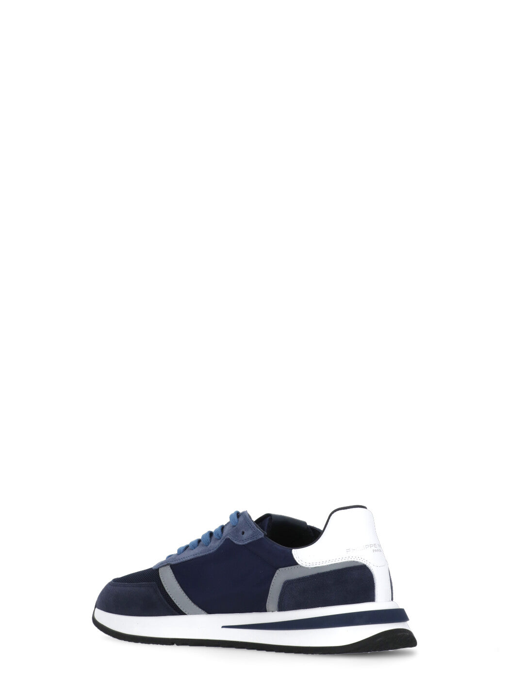 Philippe Model Sneakers Blue Textile - Calf Leather