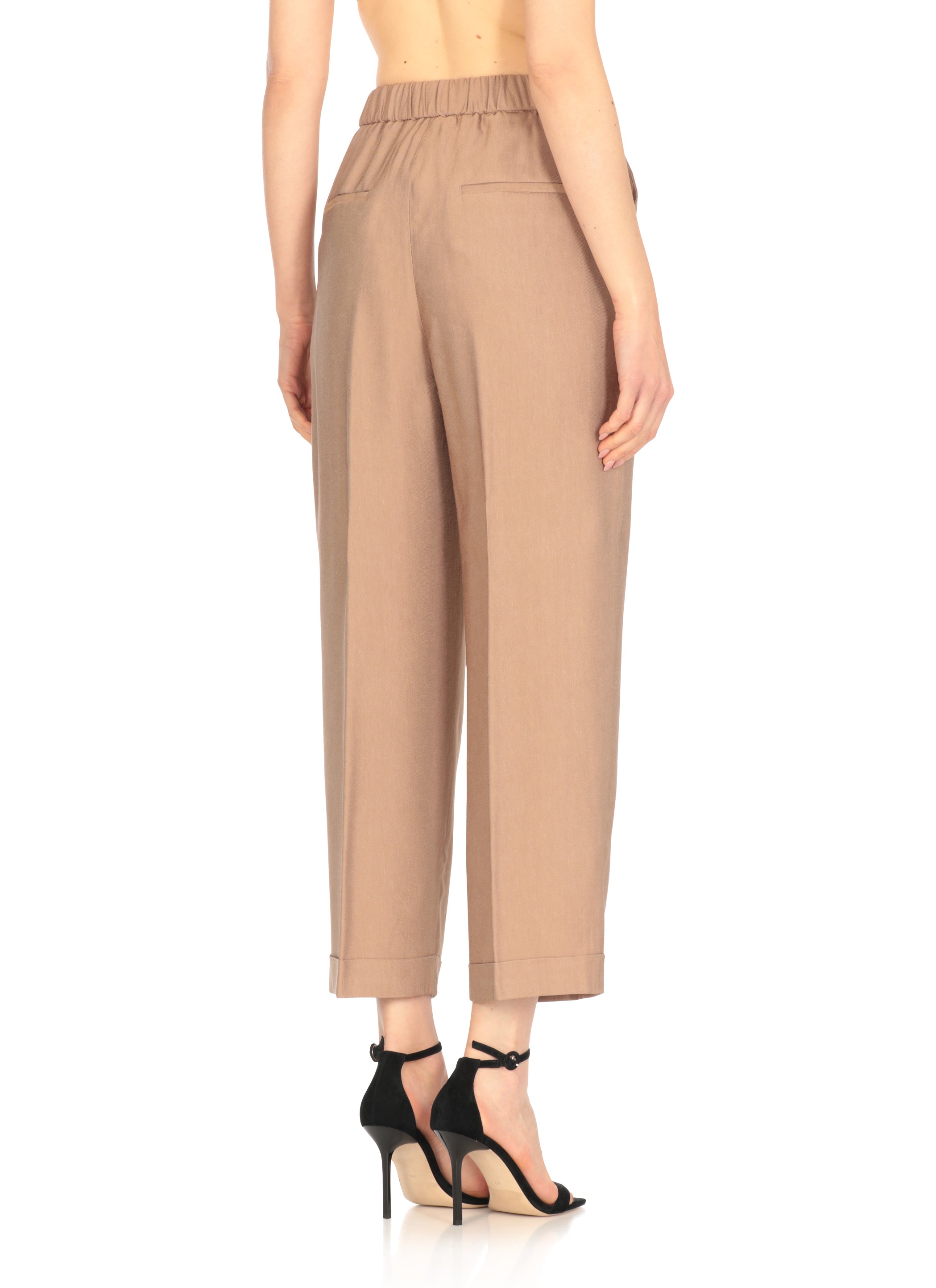 Peserico Trousers Brown