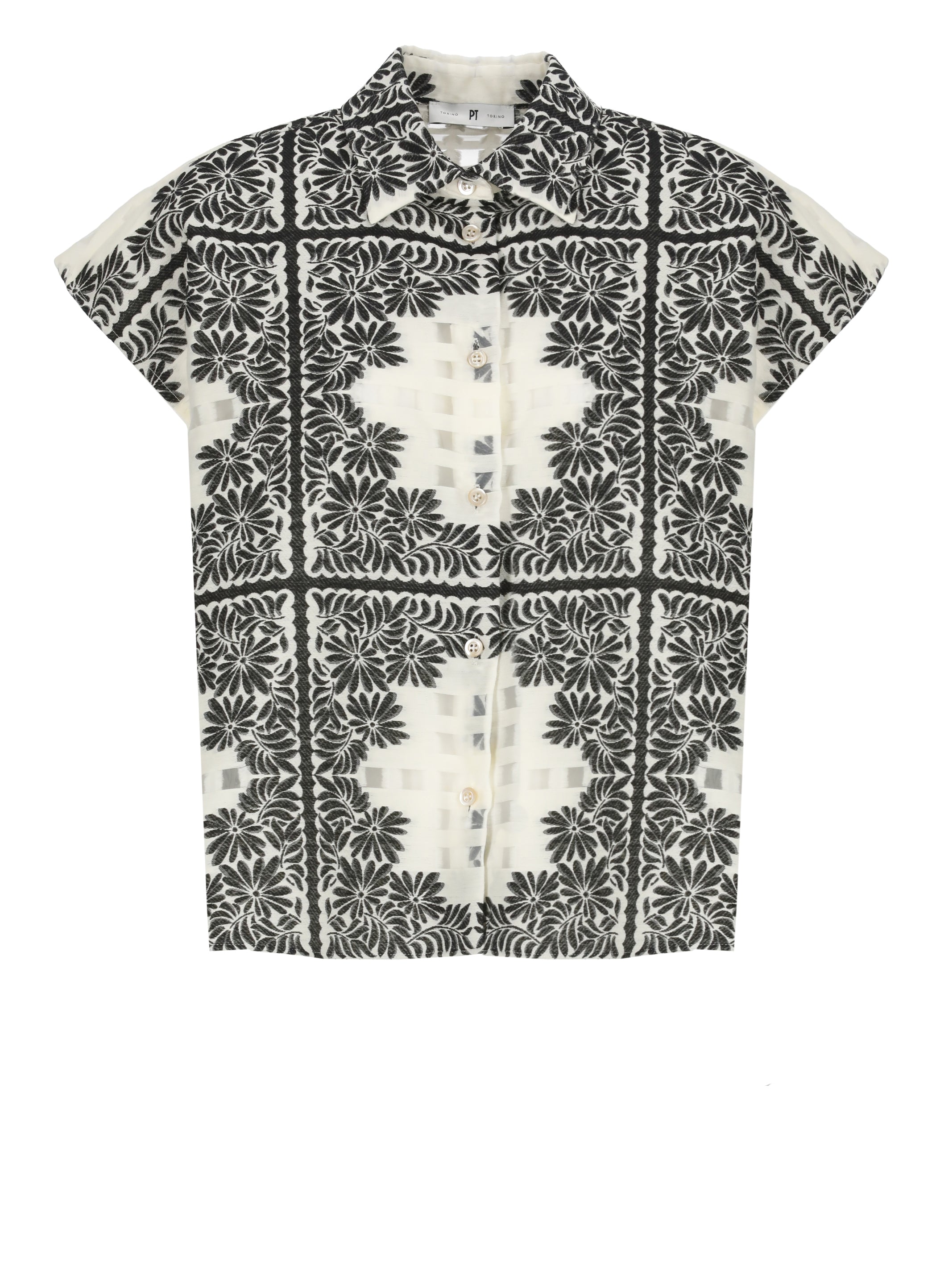 Pt Torino Shirts Ivory Co Pl Pa