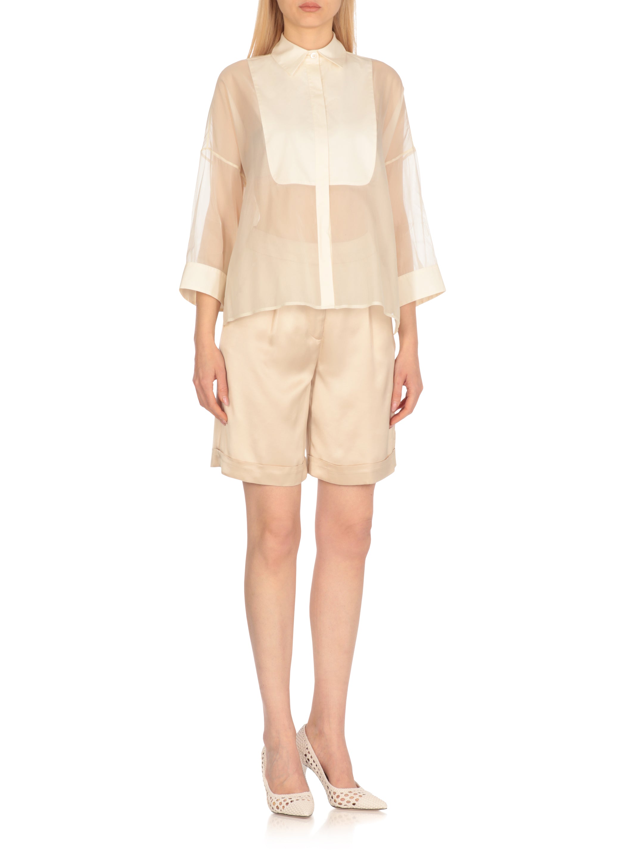 Peserico Aurea Shirts Ivory
