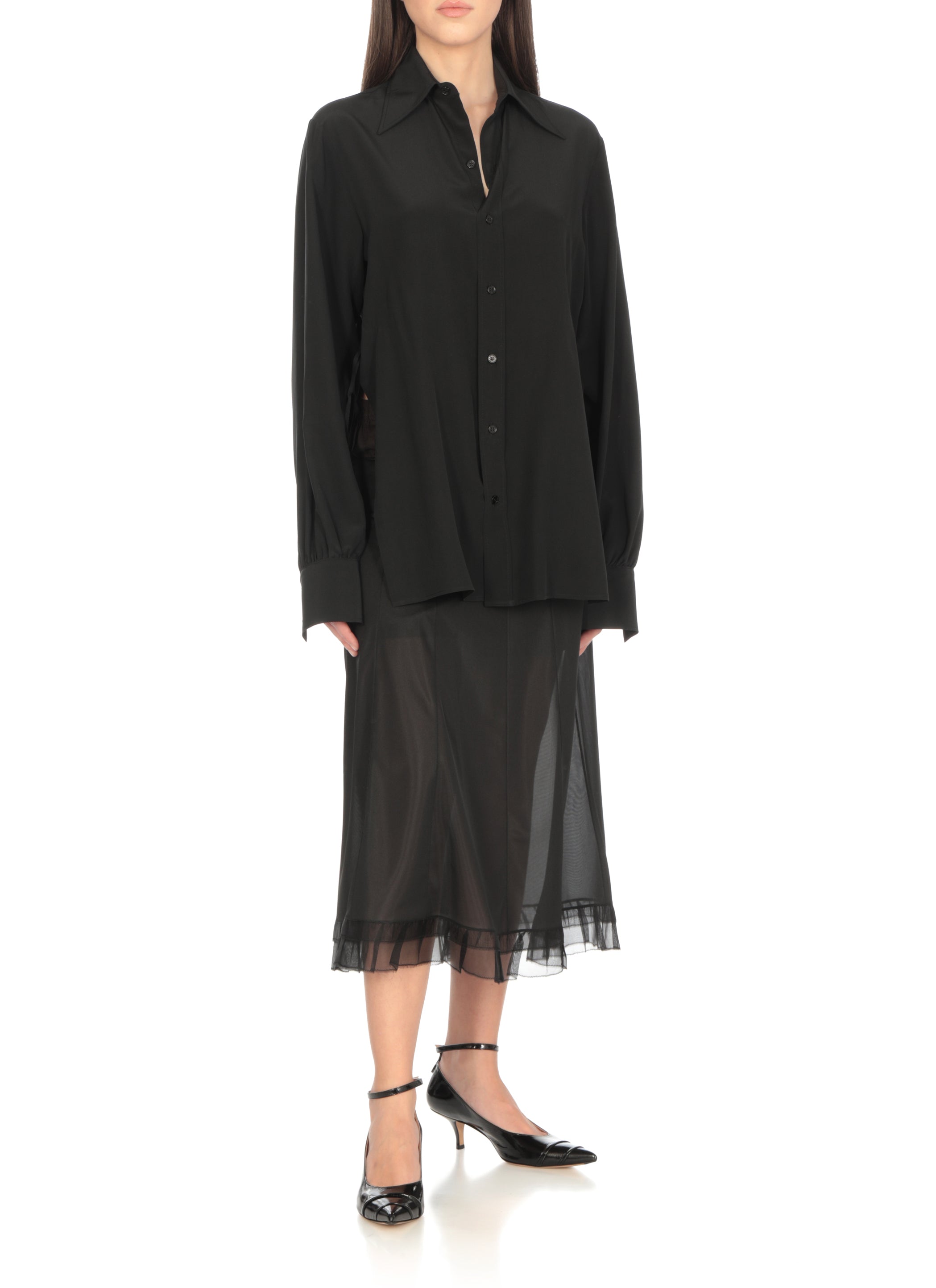 Maison Margiela With Heel Black Ovine Leather