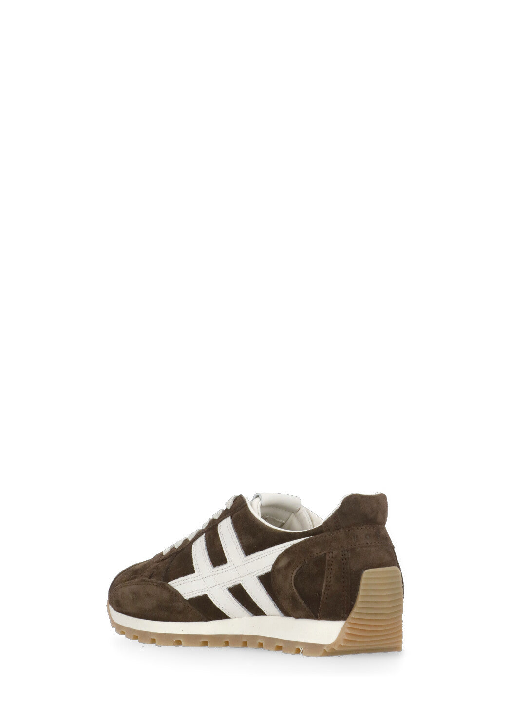 Hogan Sneakers Brown Cow Leather Sole: Rubber