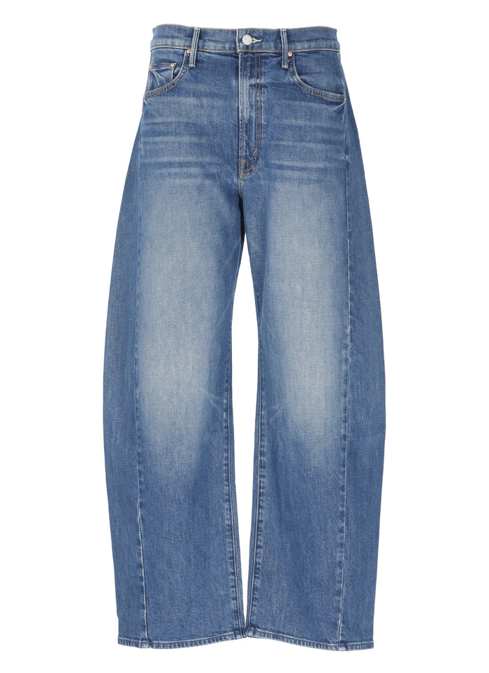 Mother Jeans Blue Cotton Elastane
