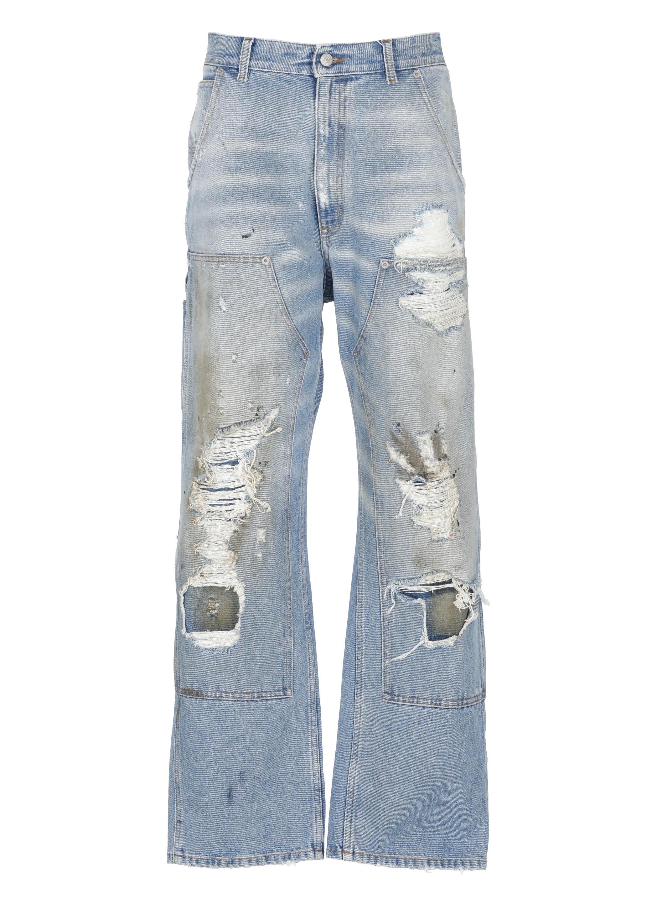 Mm6 Maison Margiela Jeans Light Blue