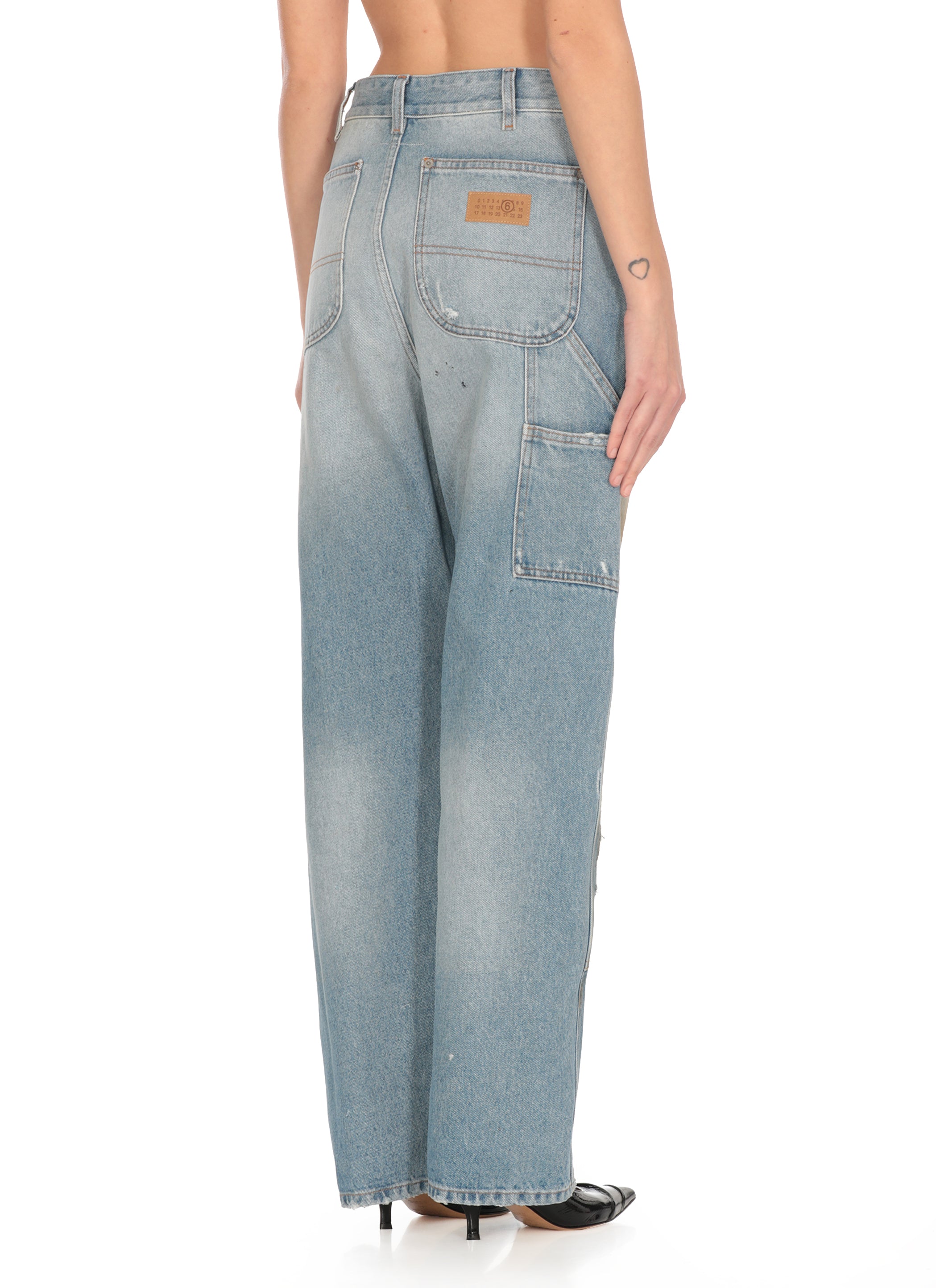 Mm6 Maison Margiela Jeans Light Blue