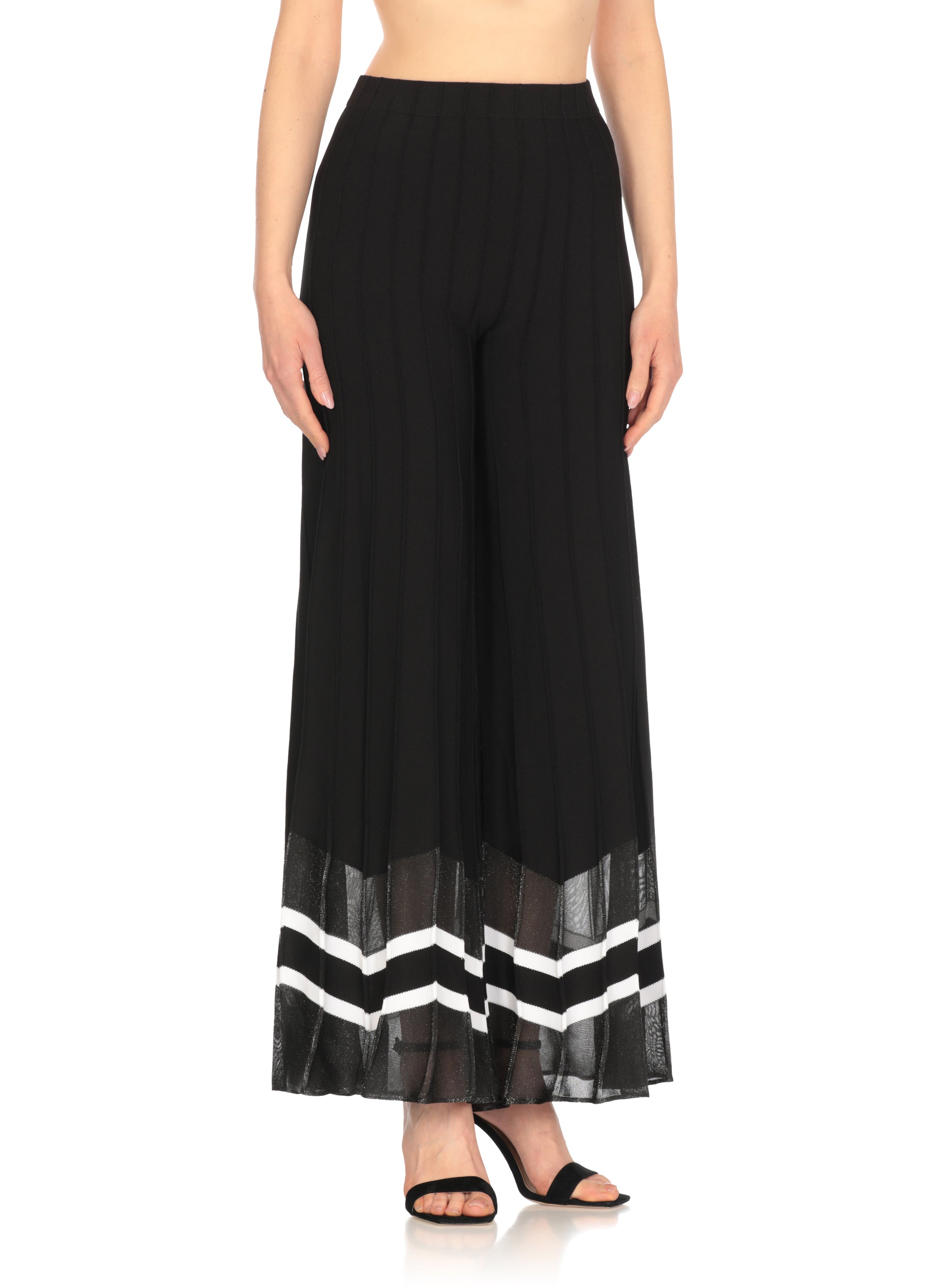 D.exterior Trousers Black