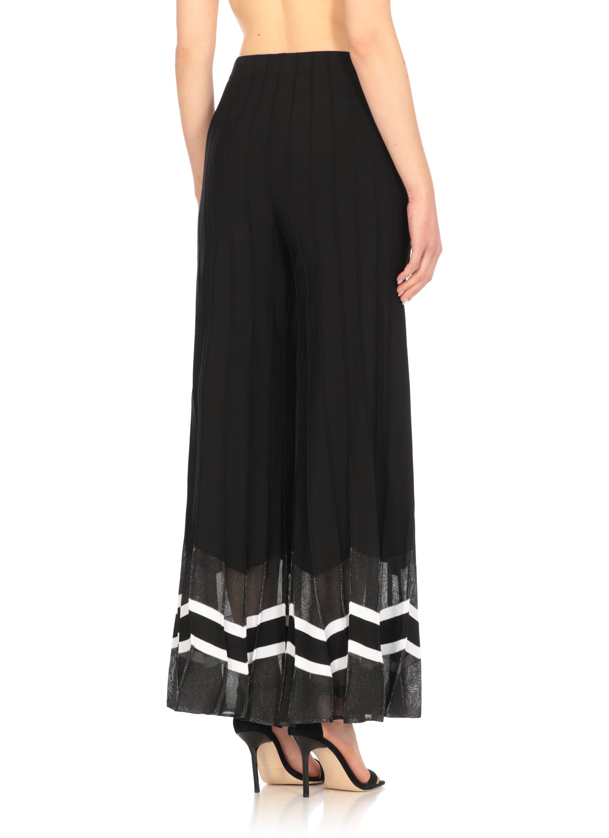 D.exterior Trousers Black