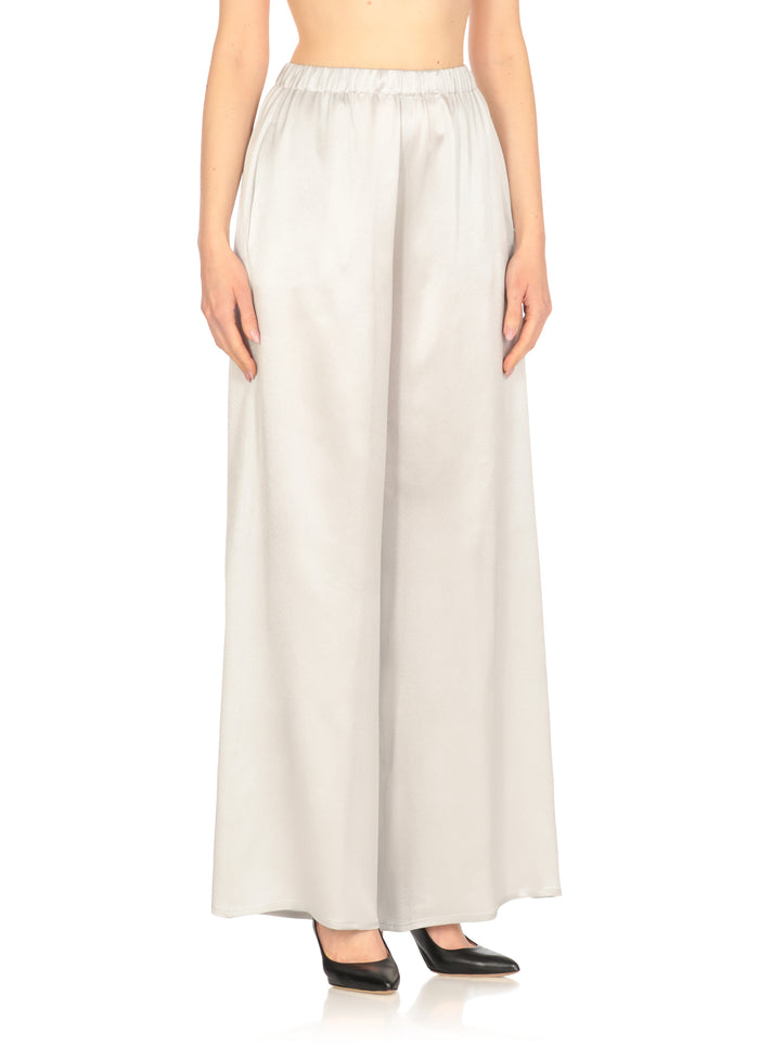 Antonelli Firenze Trousers Silver Acetate Silk