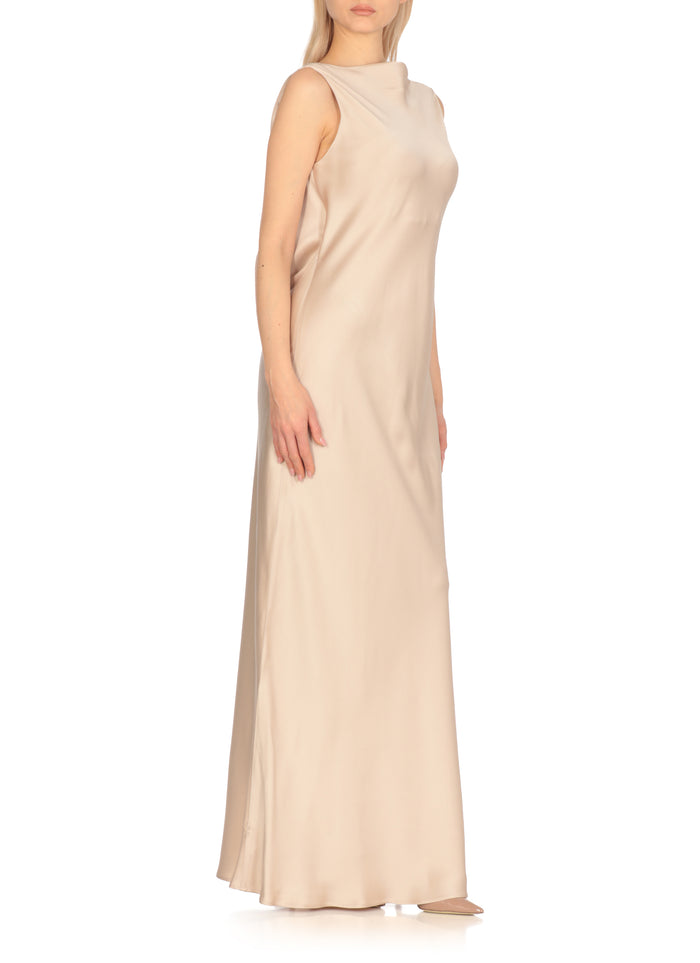 Antonelli Firenze Dresses Beige Acetate Viscose