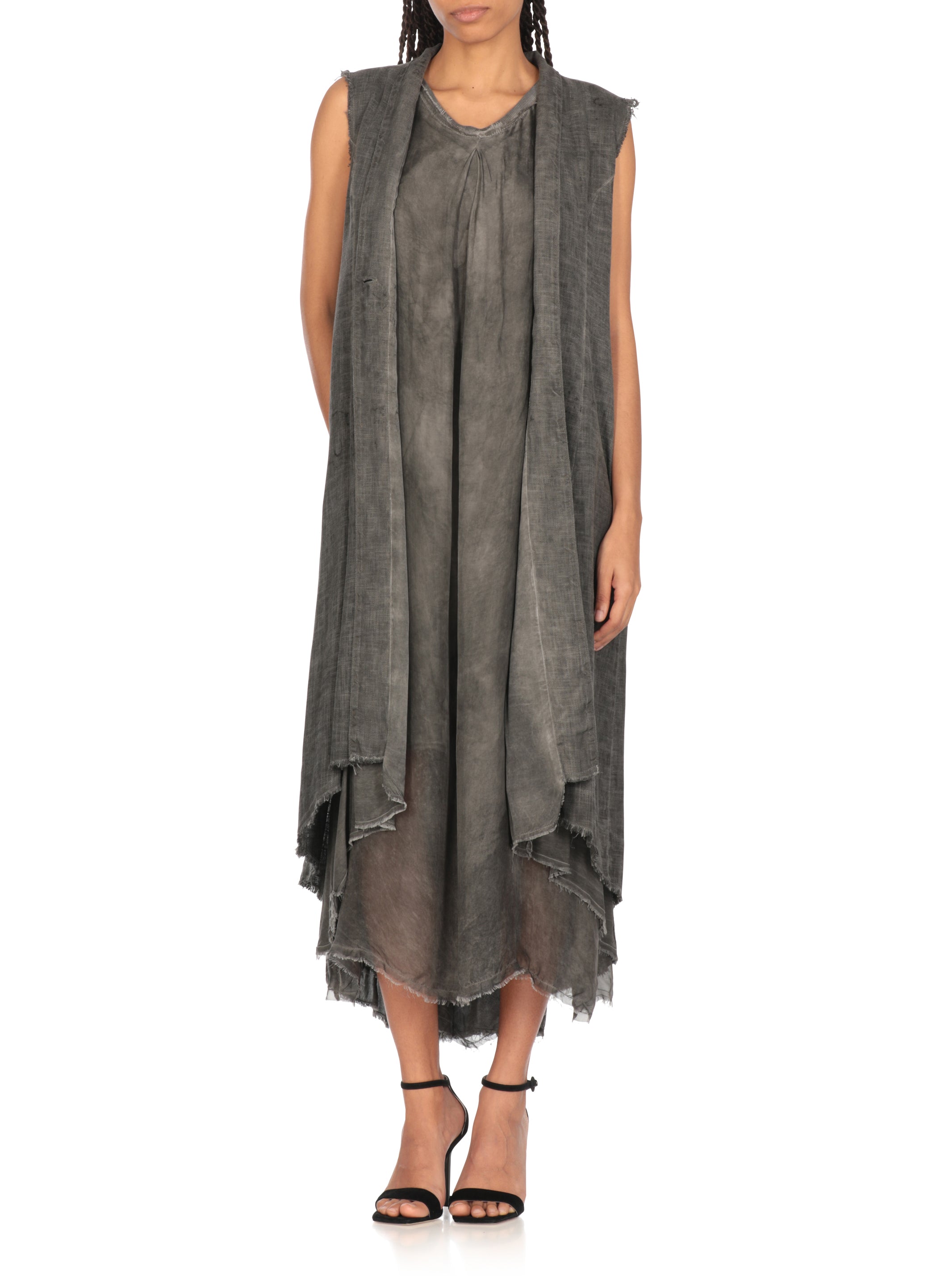 Sanctamuerte Sweaters Grey Linen Cotton