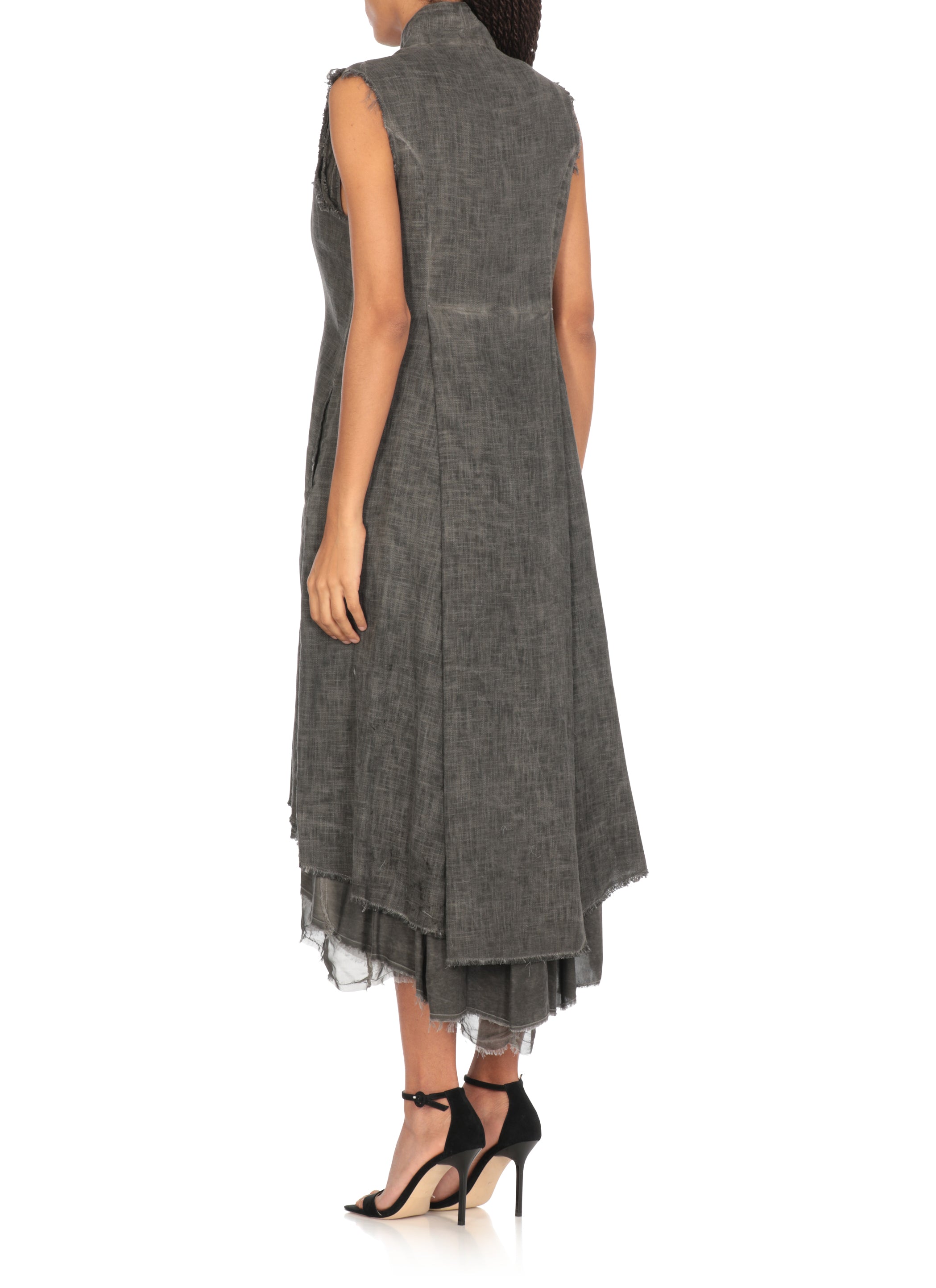 Sanctamuerte Sweaters Grey Linen Cotton