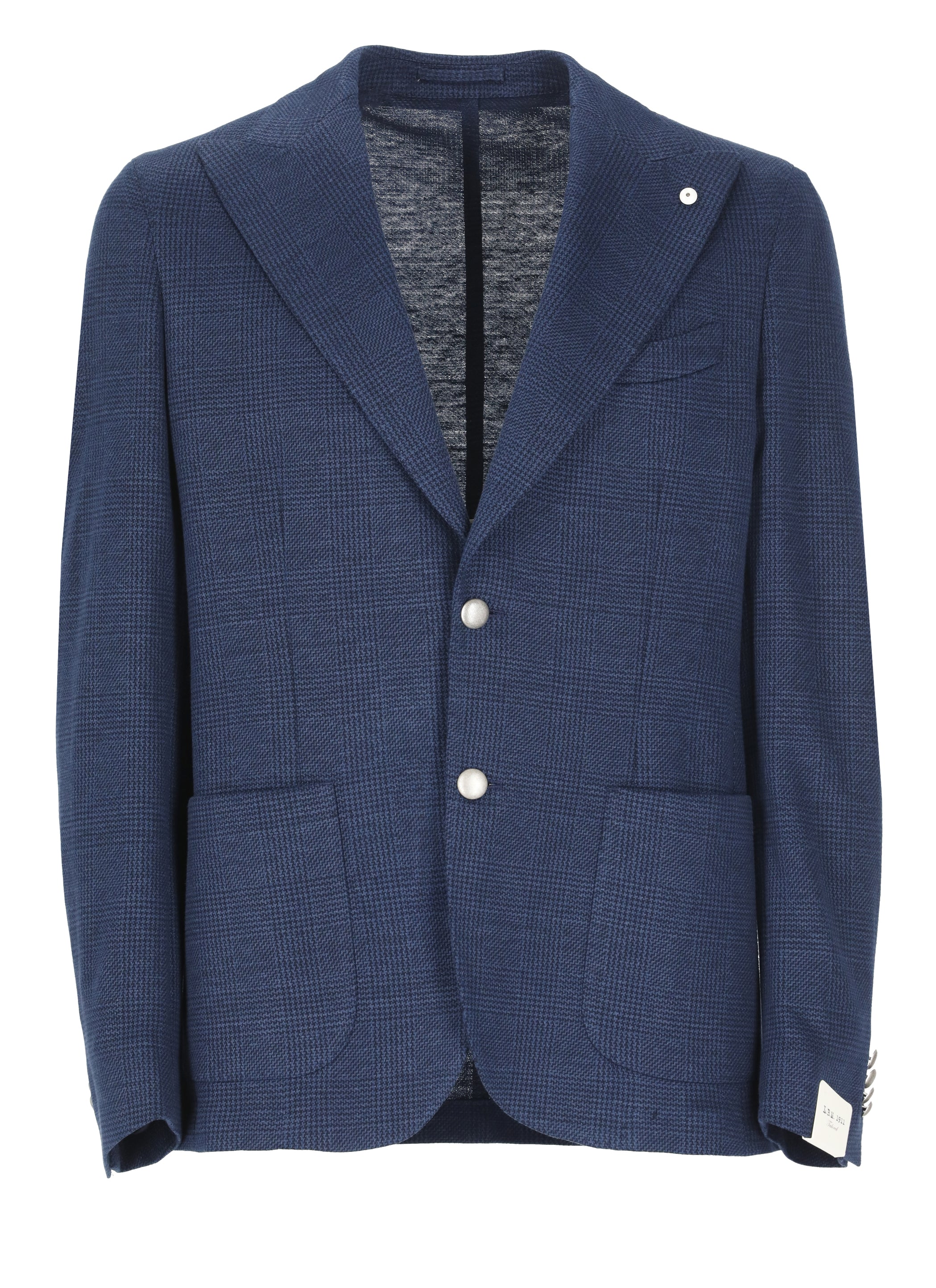Lubiam Jackets Blue Cotton Linen