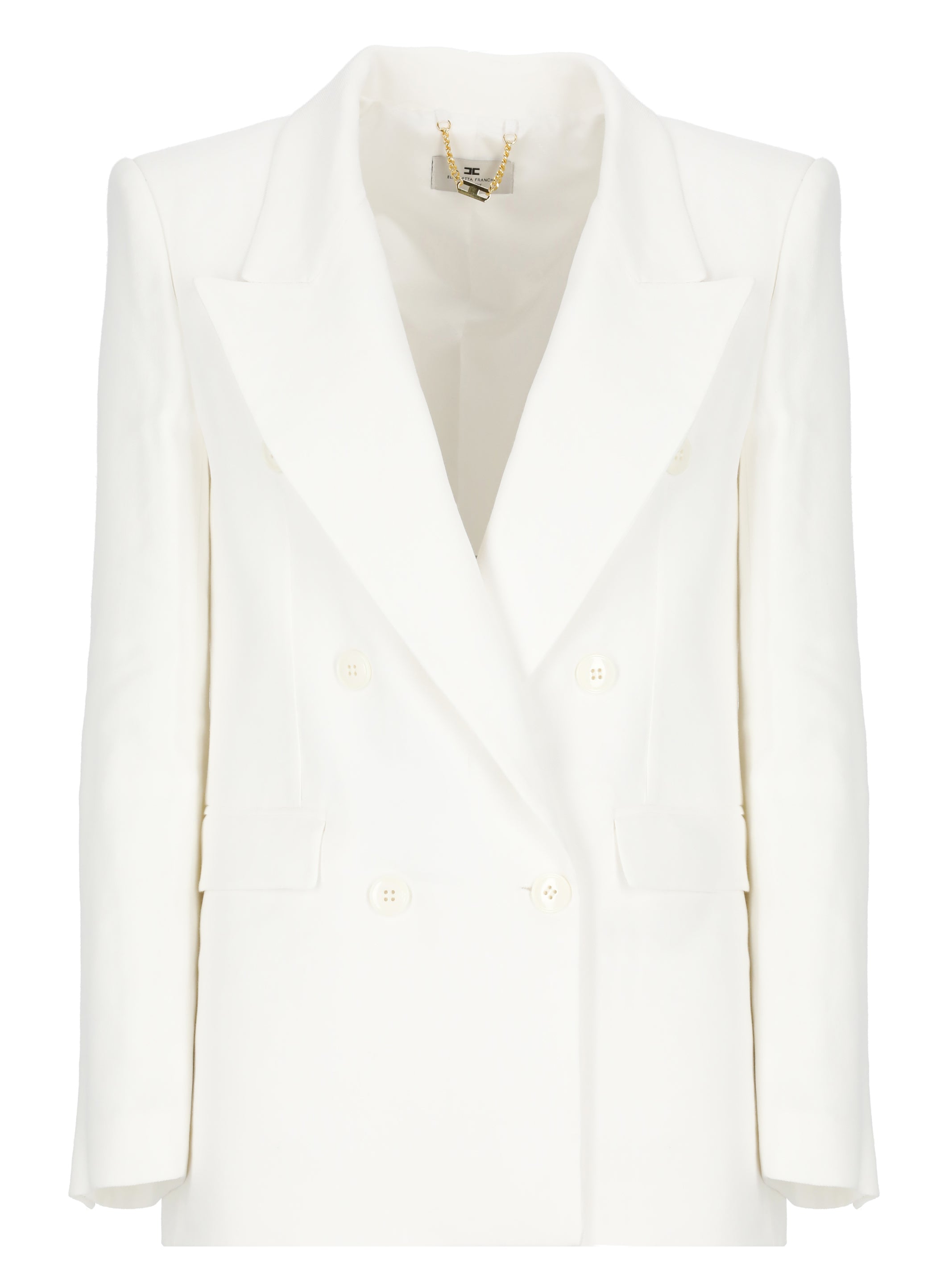 Elisabetta Franchi Jackets Ivory
