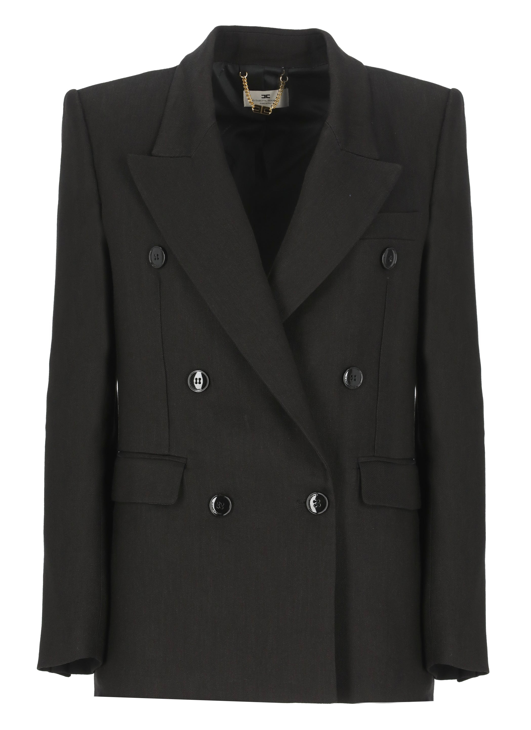 Elisabetta Franchi Jackets Black