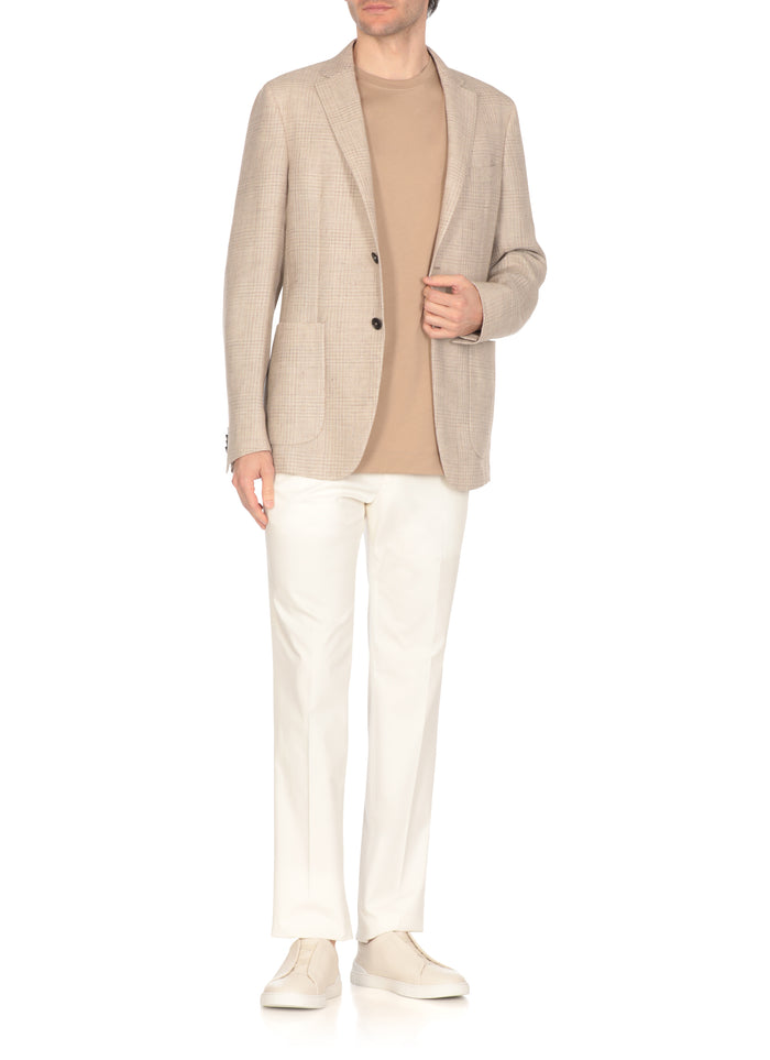 Zegna T-Shirts And Polos Beige Cotton