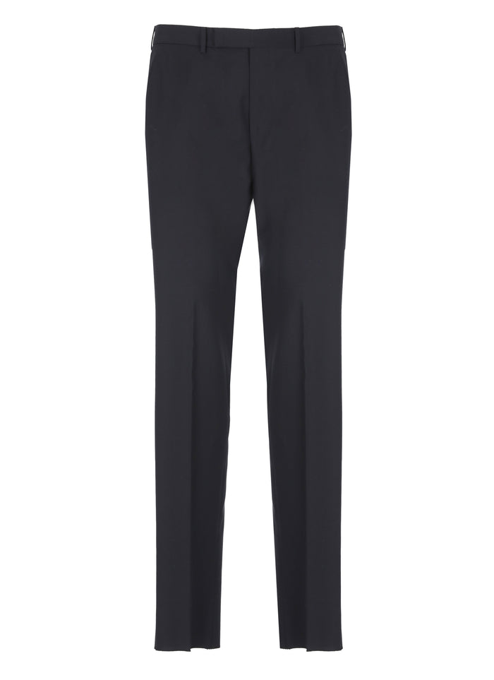 Zegna Trousers Blue Wool