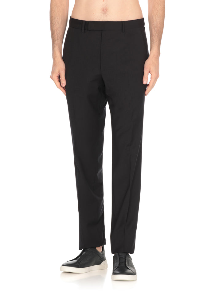 Zegna Trousers Blue Wool