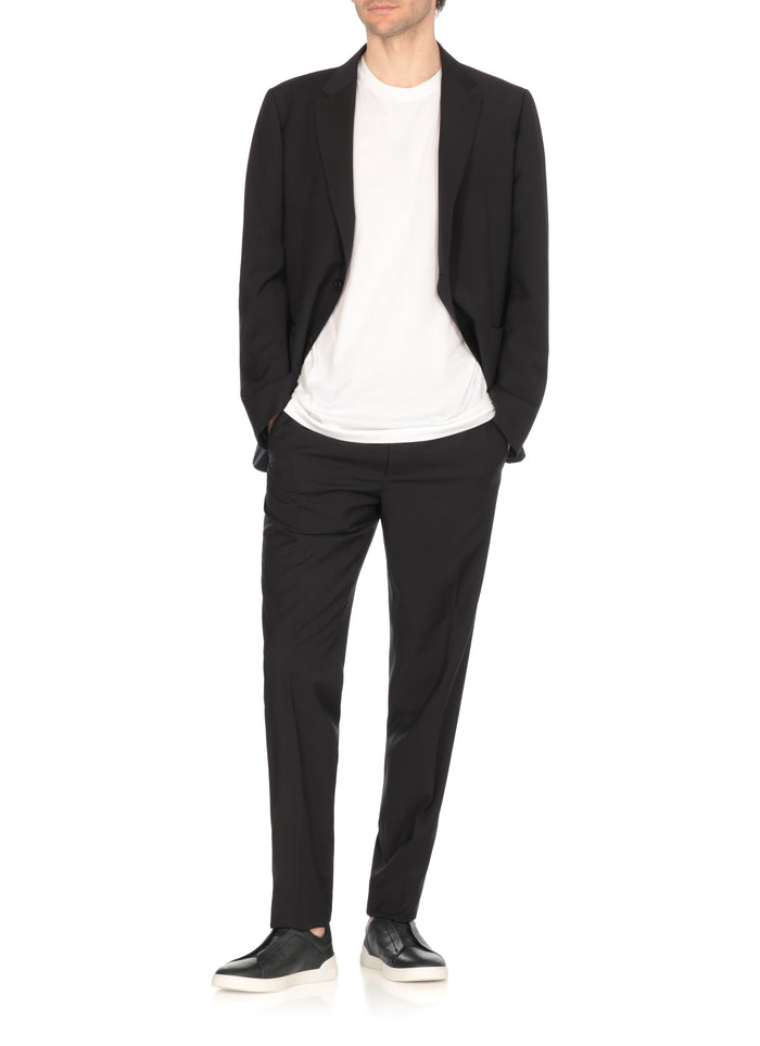 Zegna Jackets Blue Wool Lining: Polyester