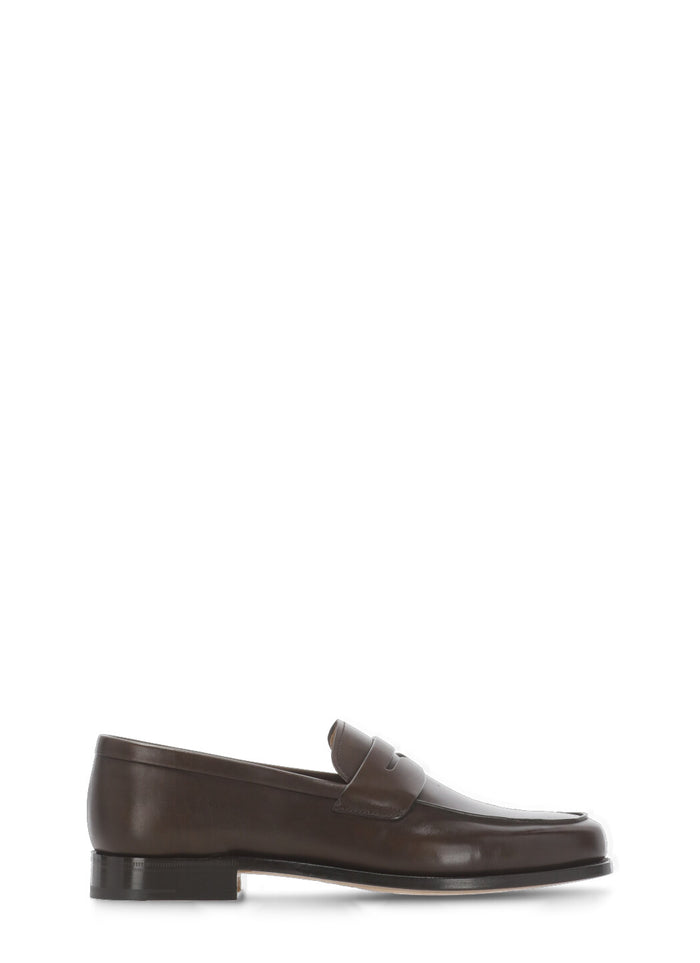 Churchs Flat Shoes Brown Calf Leather