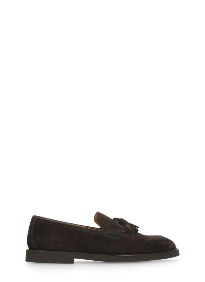 Doucals Flat Shoes Brown Cow Leather