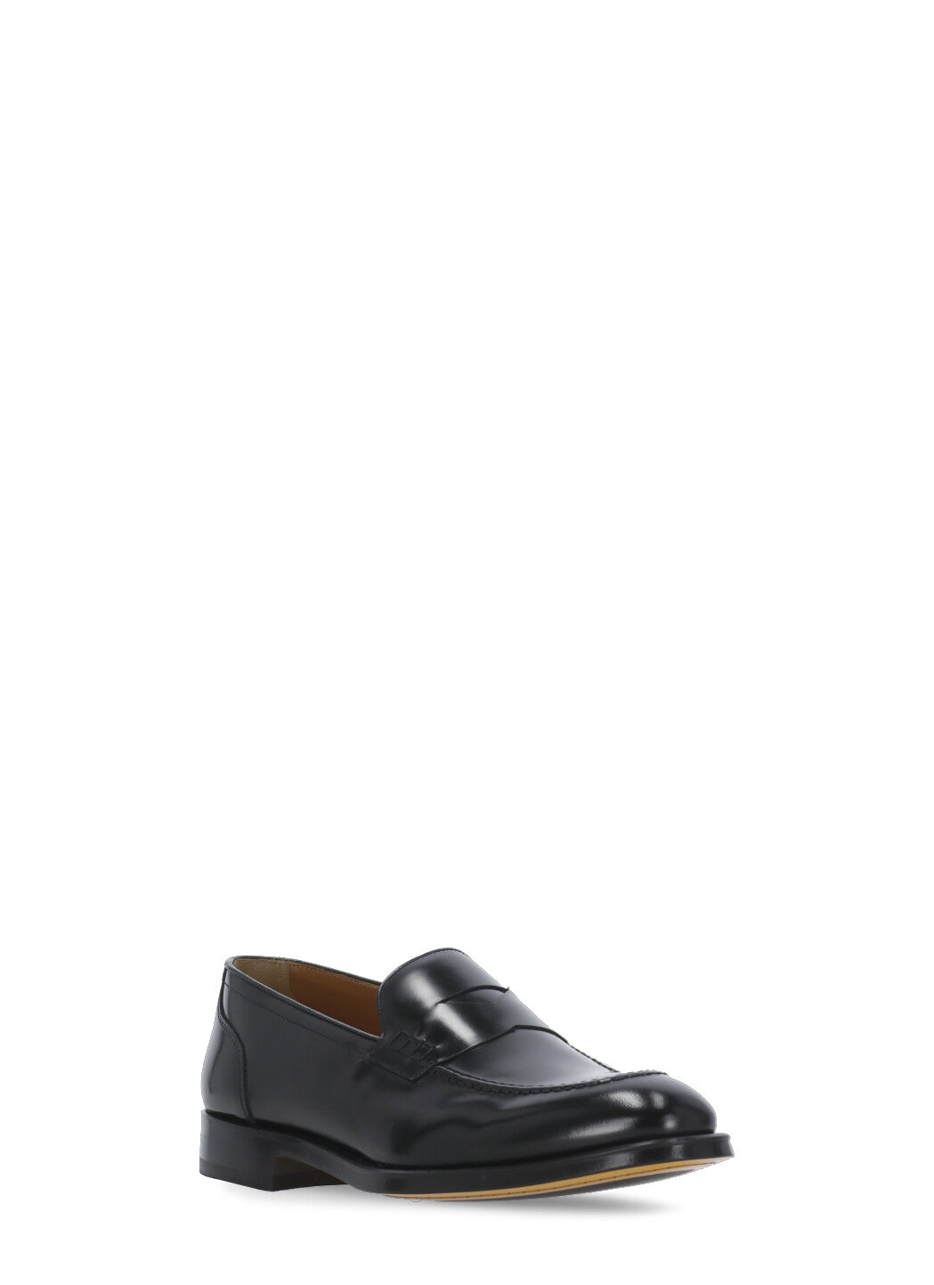 Doucals Flat Shoes Black Calf Leather