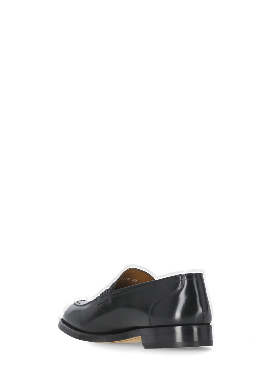 Doucals Flat Shoes Black Calf Leather