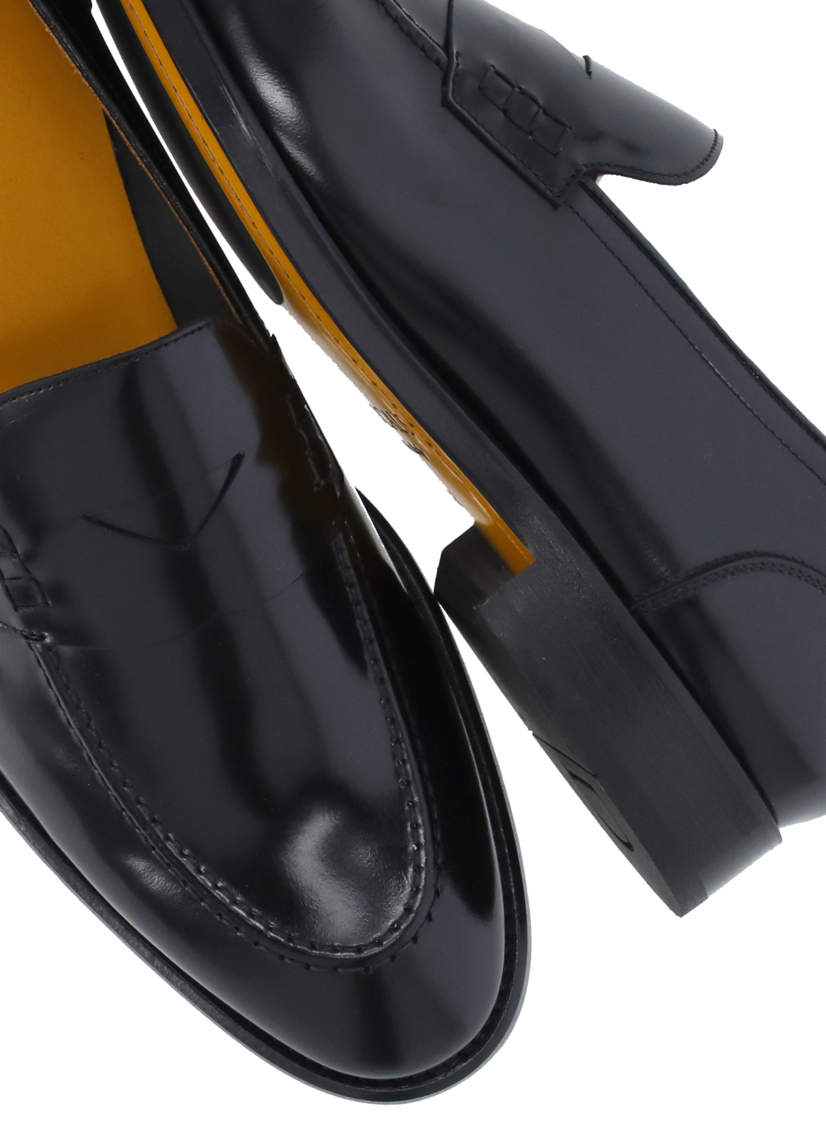 Doucals Flat Shoes Black Calf Leather