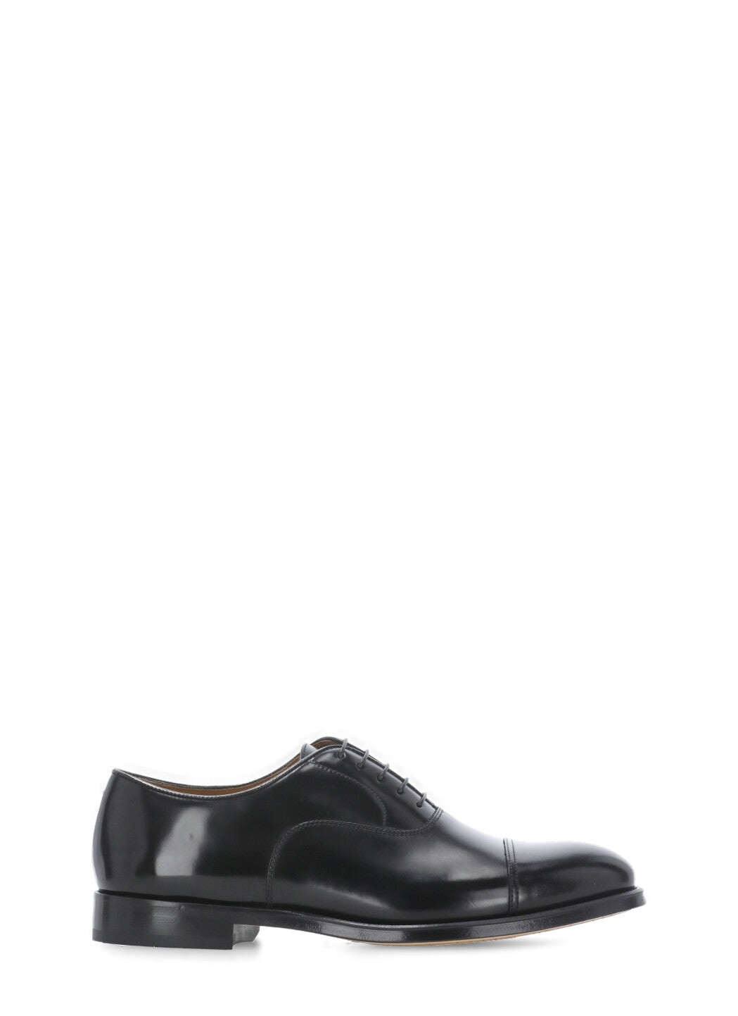 Doucals Flat Shoes Black Calf Leather