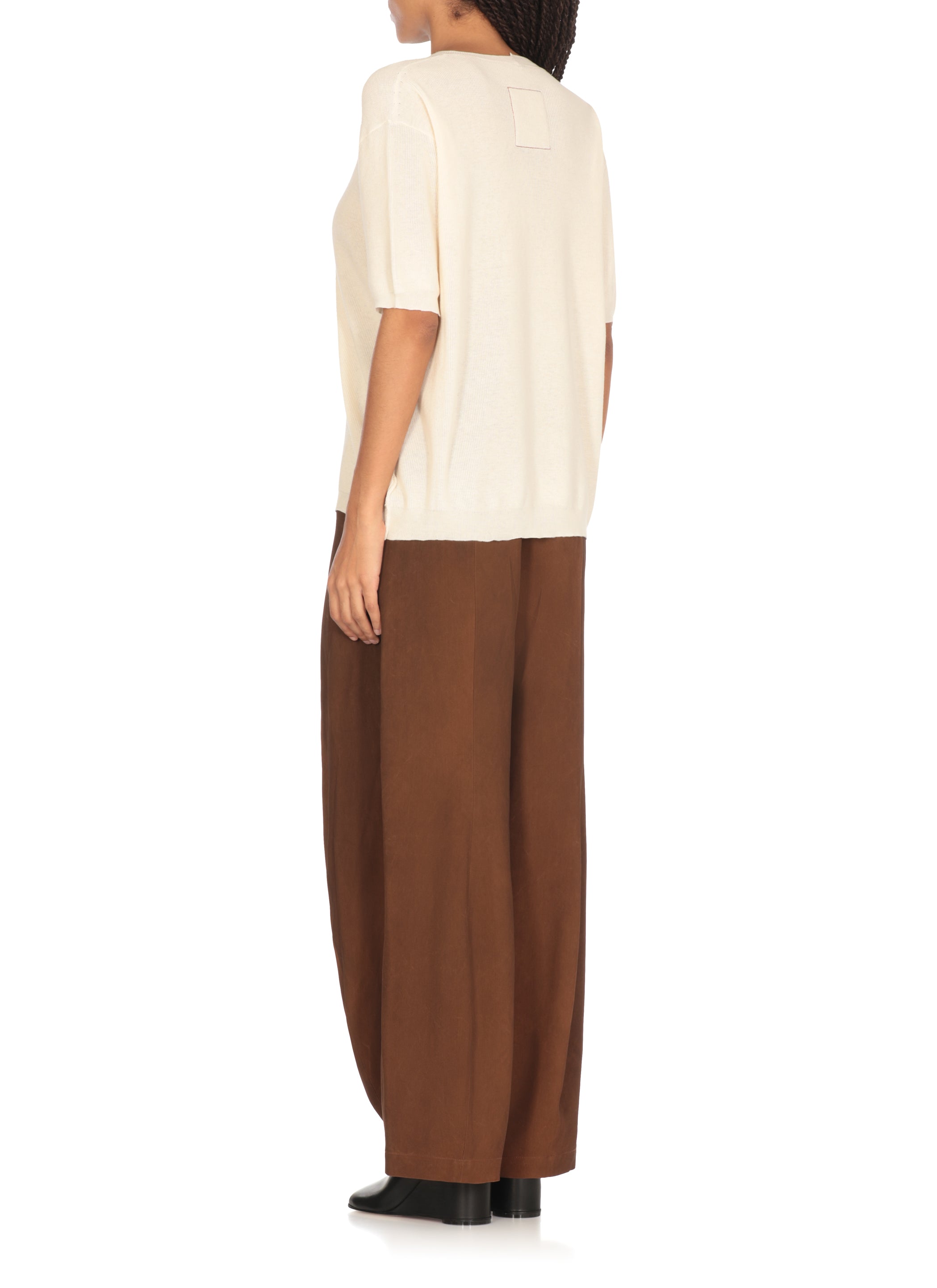 Uma Wang Sweaters Ivory Cotton Silk