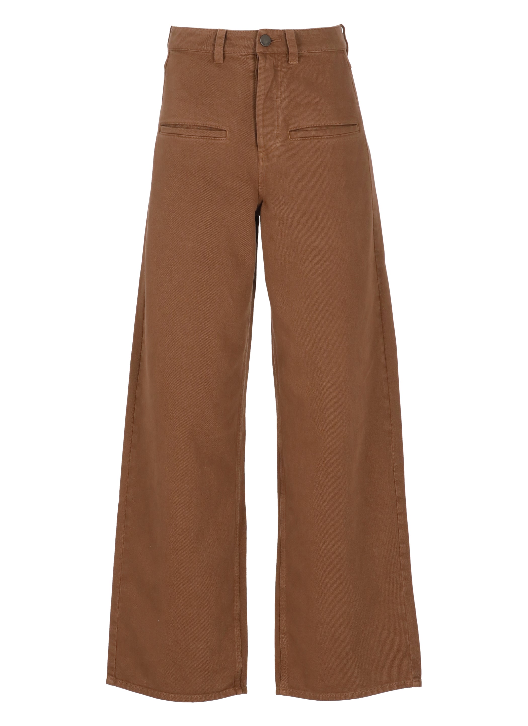 Uma Wang Trousers Brown Cotton