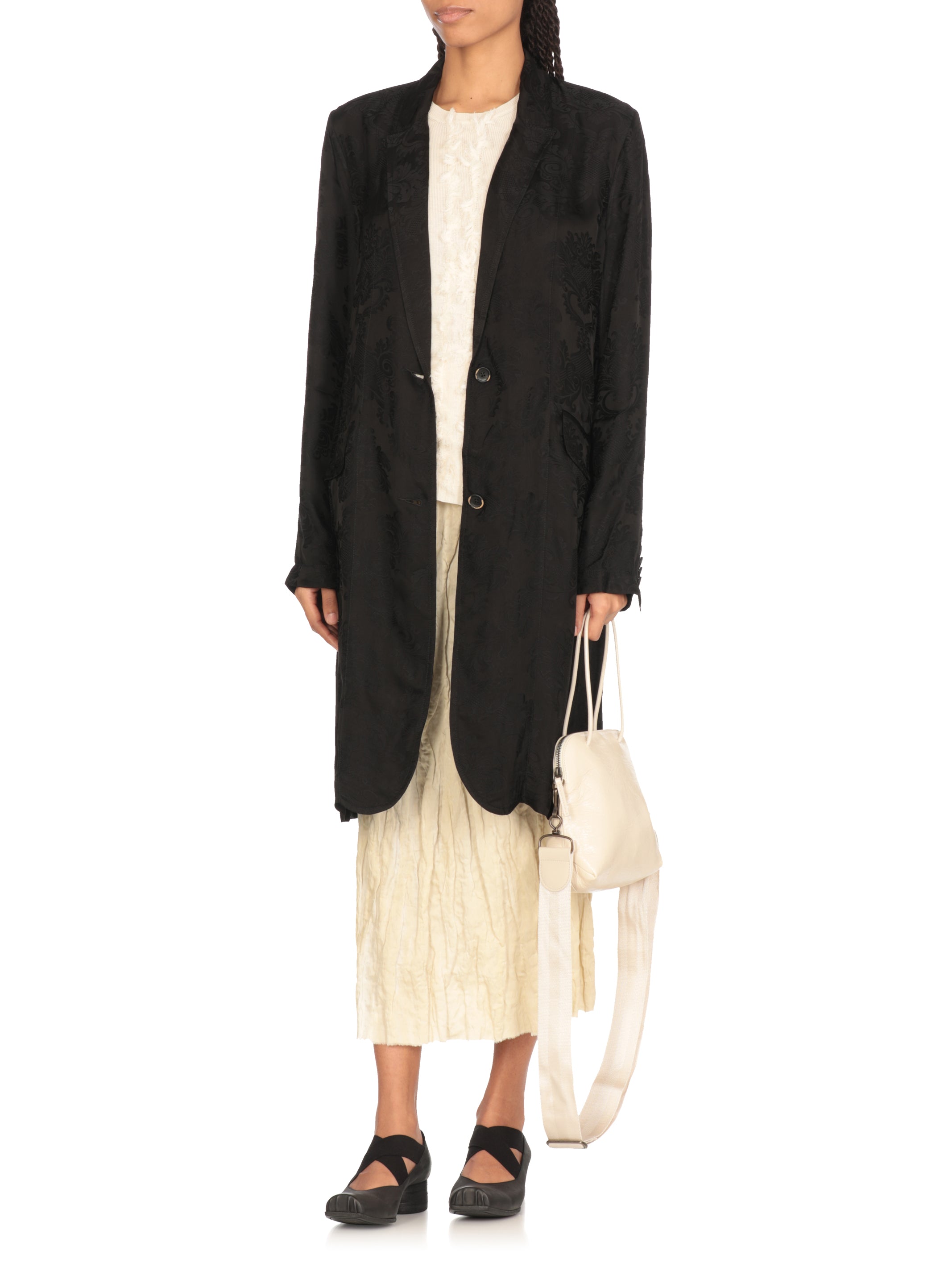 Uma Wang Skirts Ivory Acetate Cotton Metal