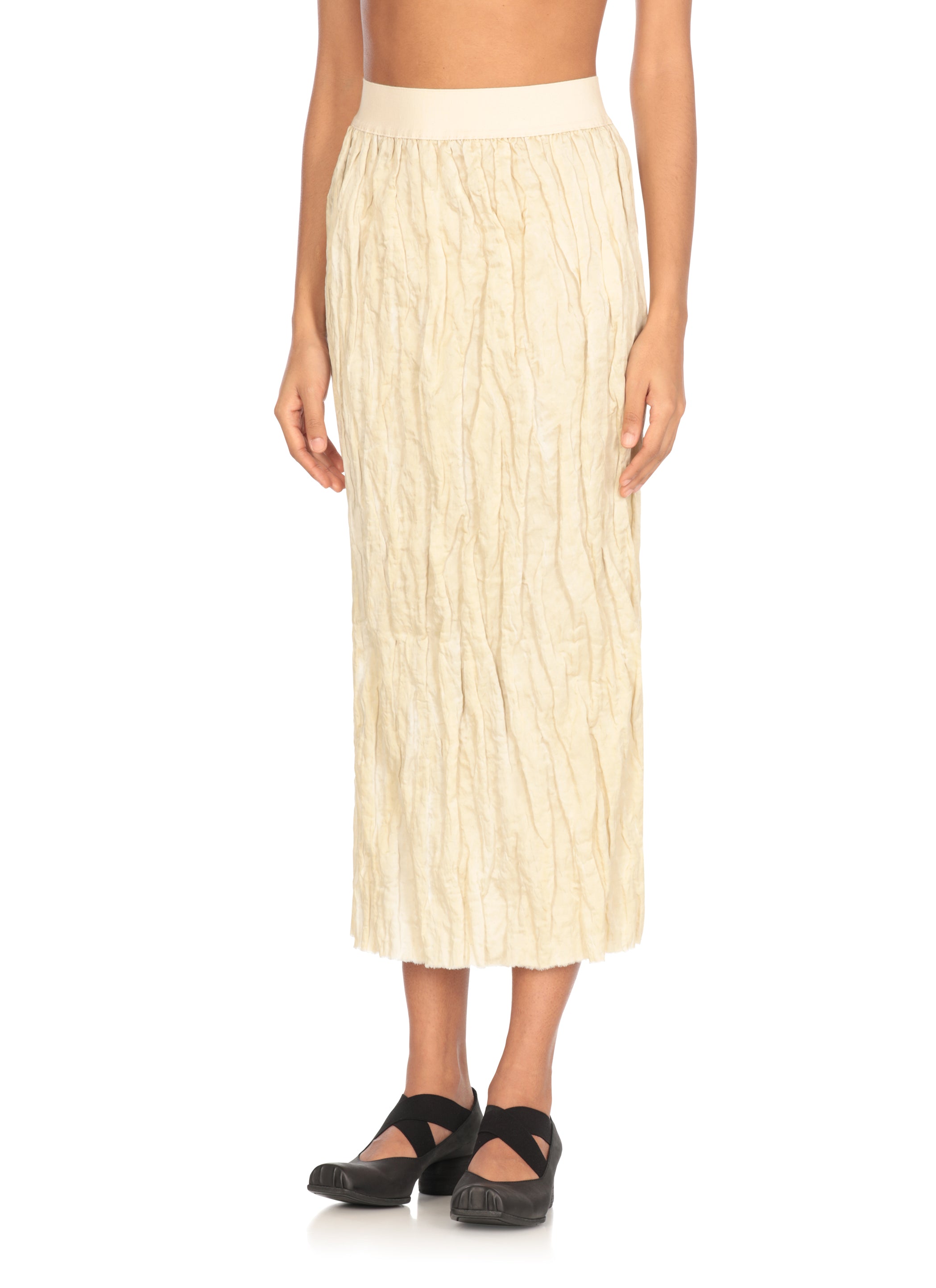 Uma Wang Skirts Ivory Acetate Cotton Metal