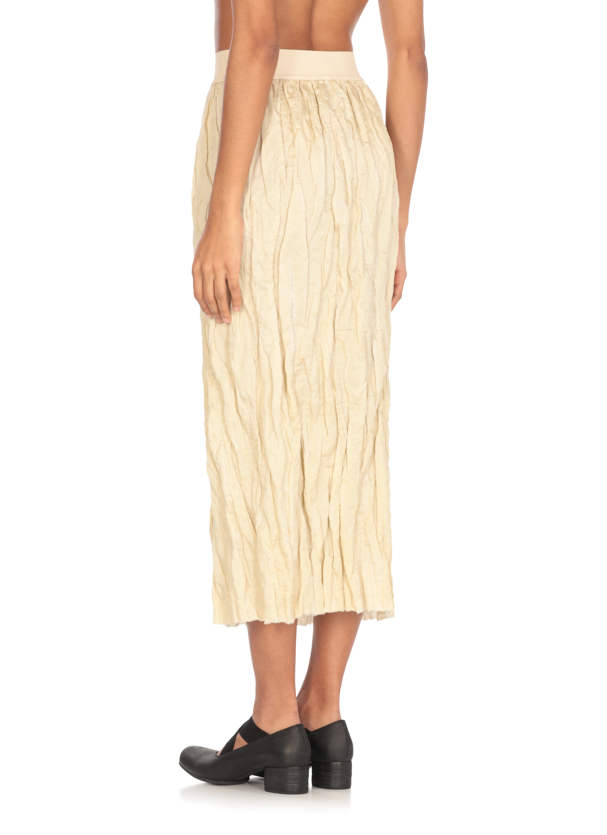 Uma Wang Skirts Ivory Acetate Cotton Metal