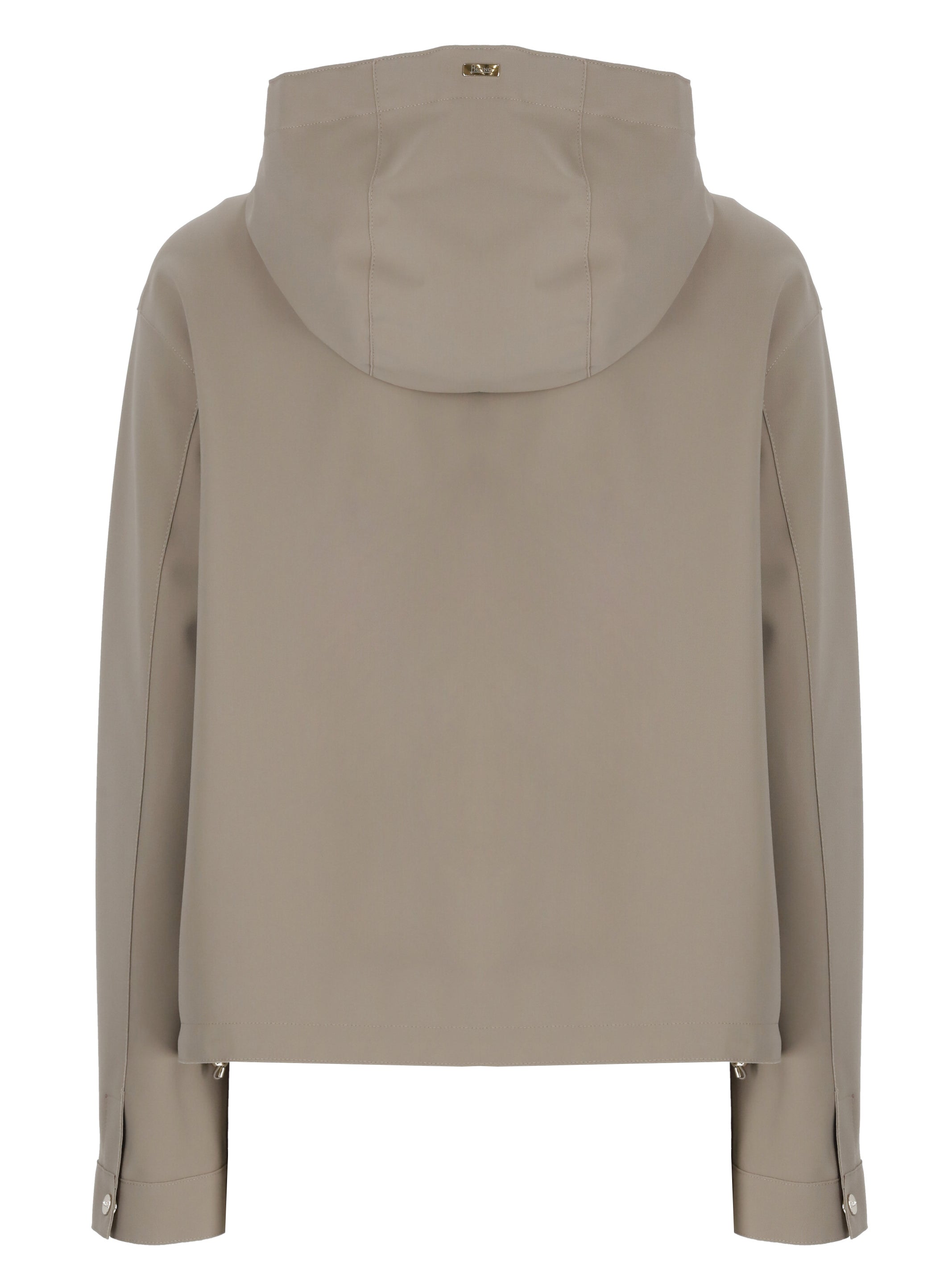 Herno Coats Grey Polyamide Elastane