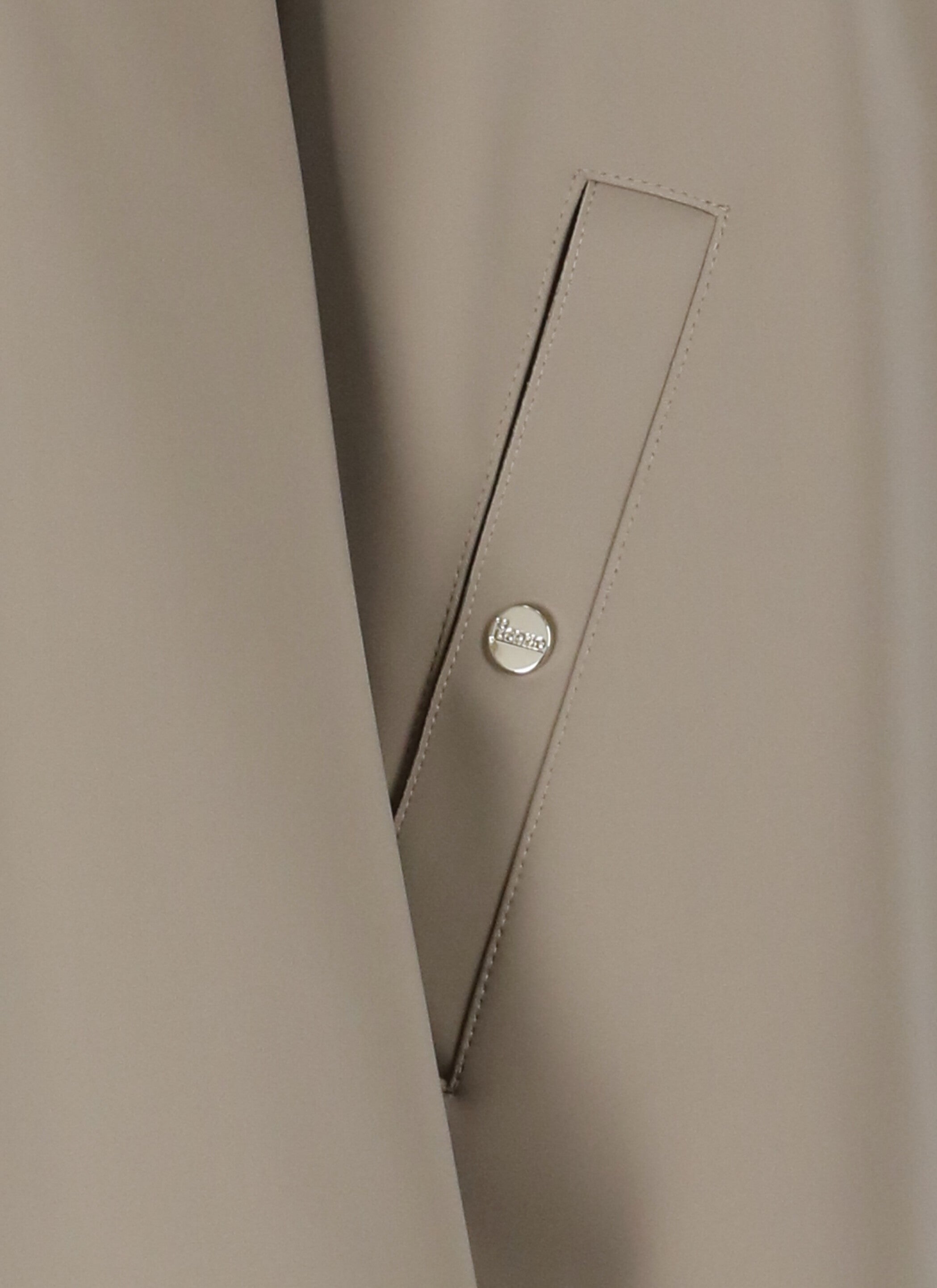 Herno Coats Grey Polyamide Elastane