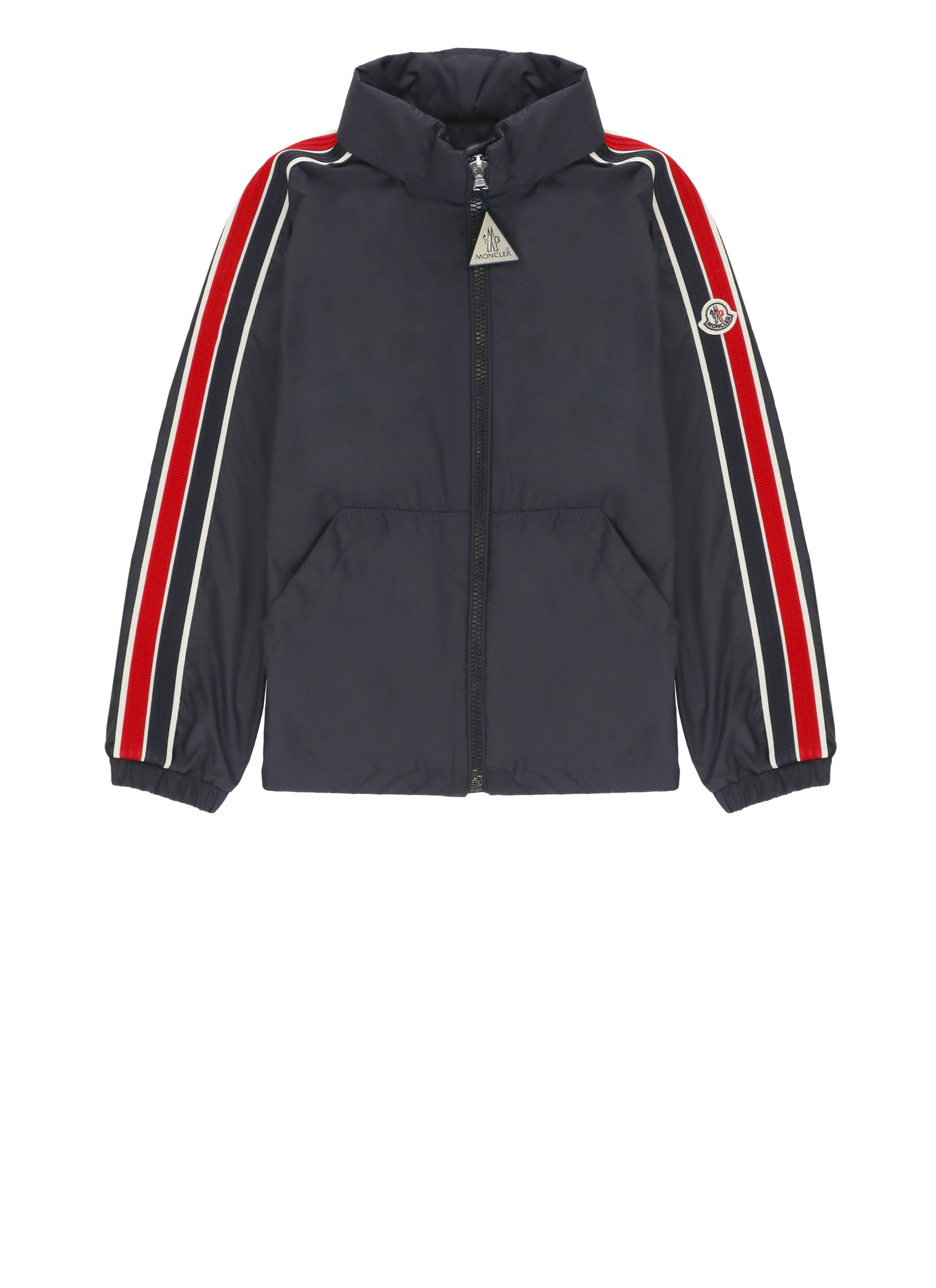 Moncler Kids Coats Blue Polyester