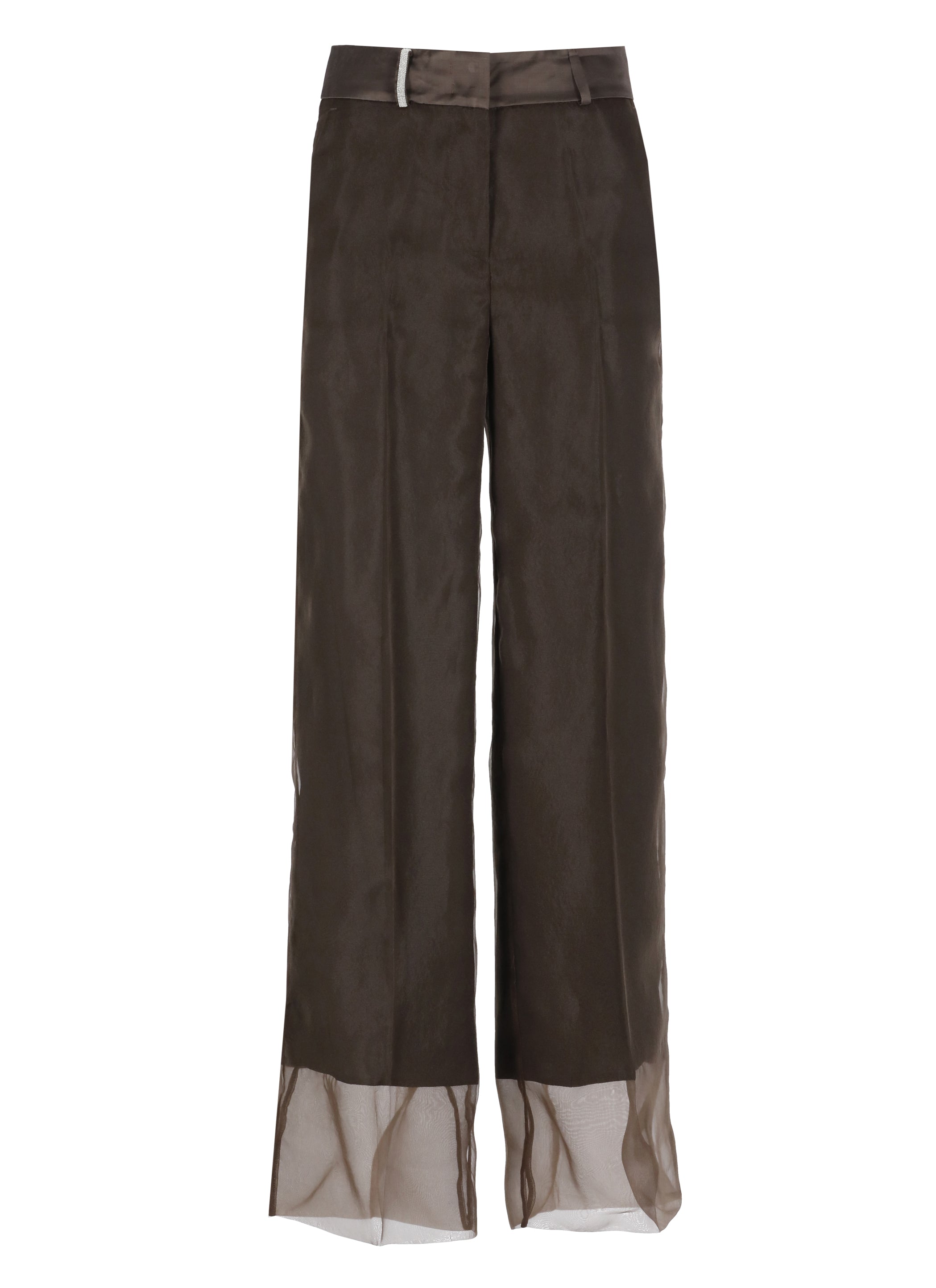 Peserico Aurea Trousers Brown